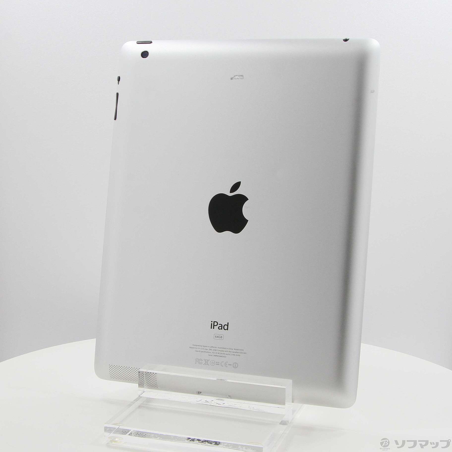 中古】iPad 第3世代 64GB ホワイト MD330J／A Wi-Fi [2133037007051