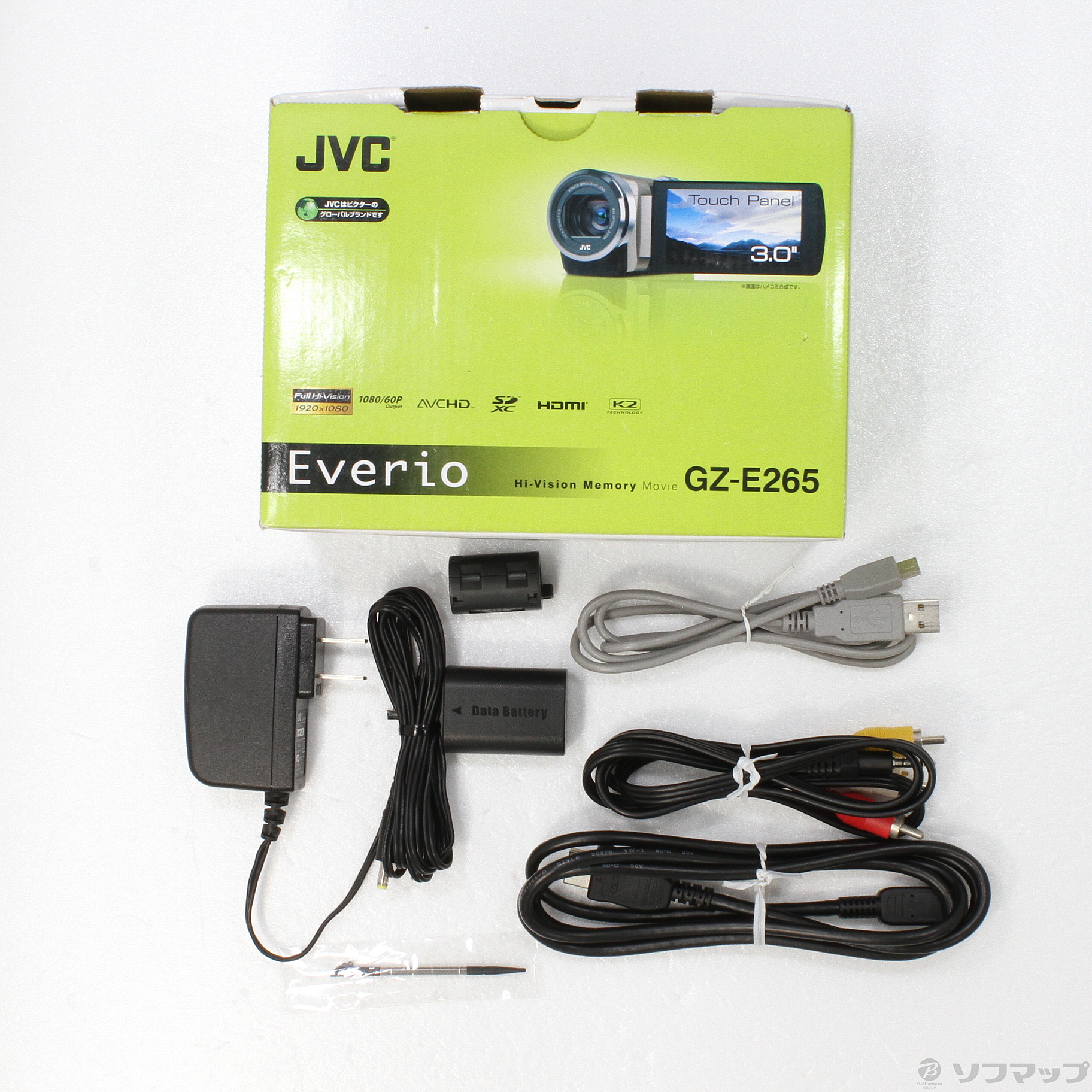 Victor・JVC GZ-E265-W ※ＡＣアダプターなし - ビデオカメラ
