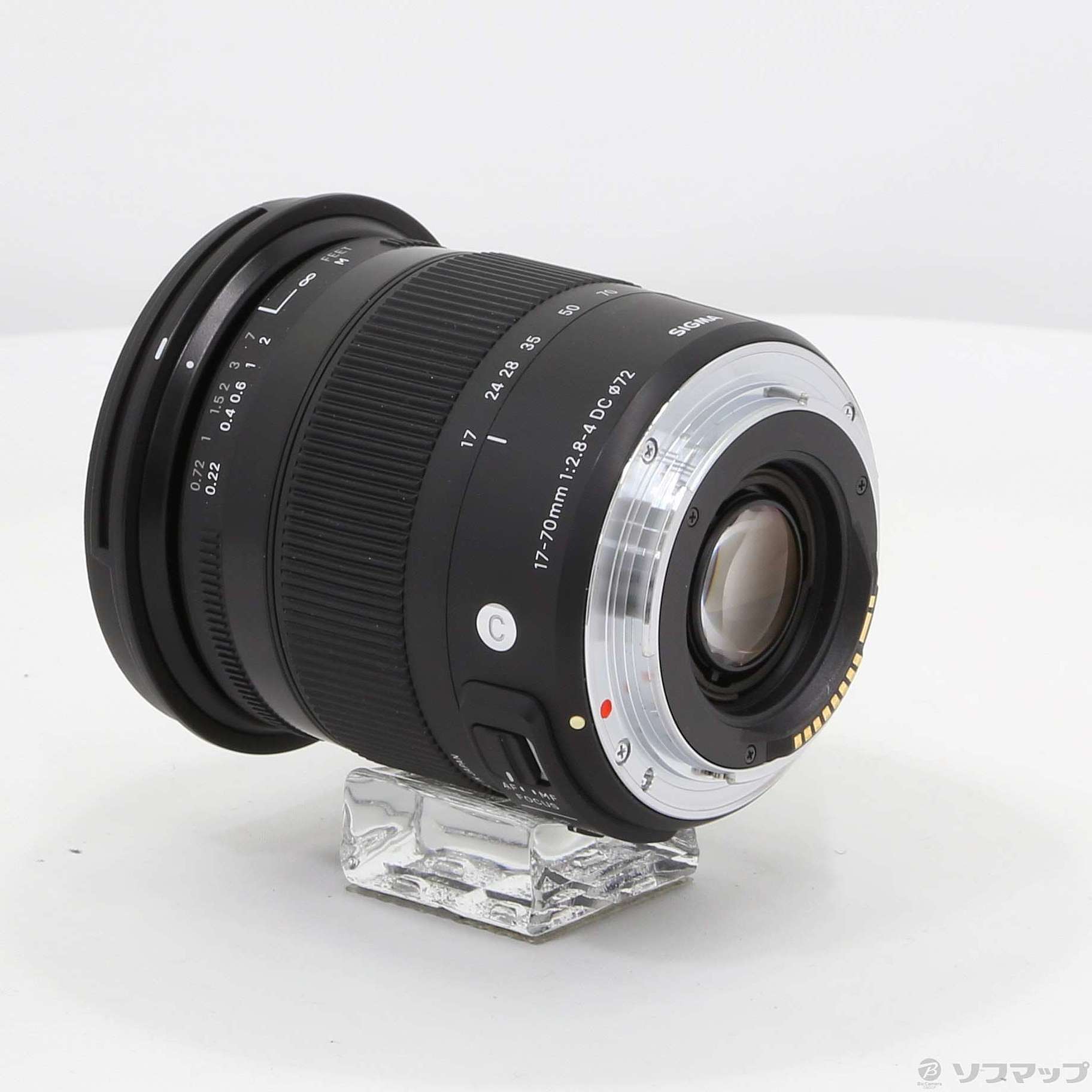 中古】SIGMA C 17-70mm F2.8-4 DC MACRO OS HSM (Canon用)(レンズ