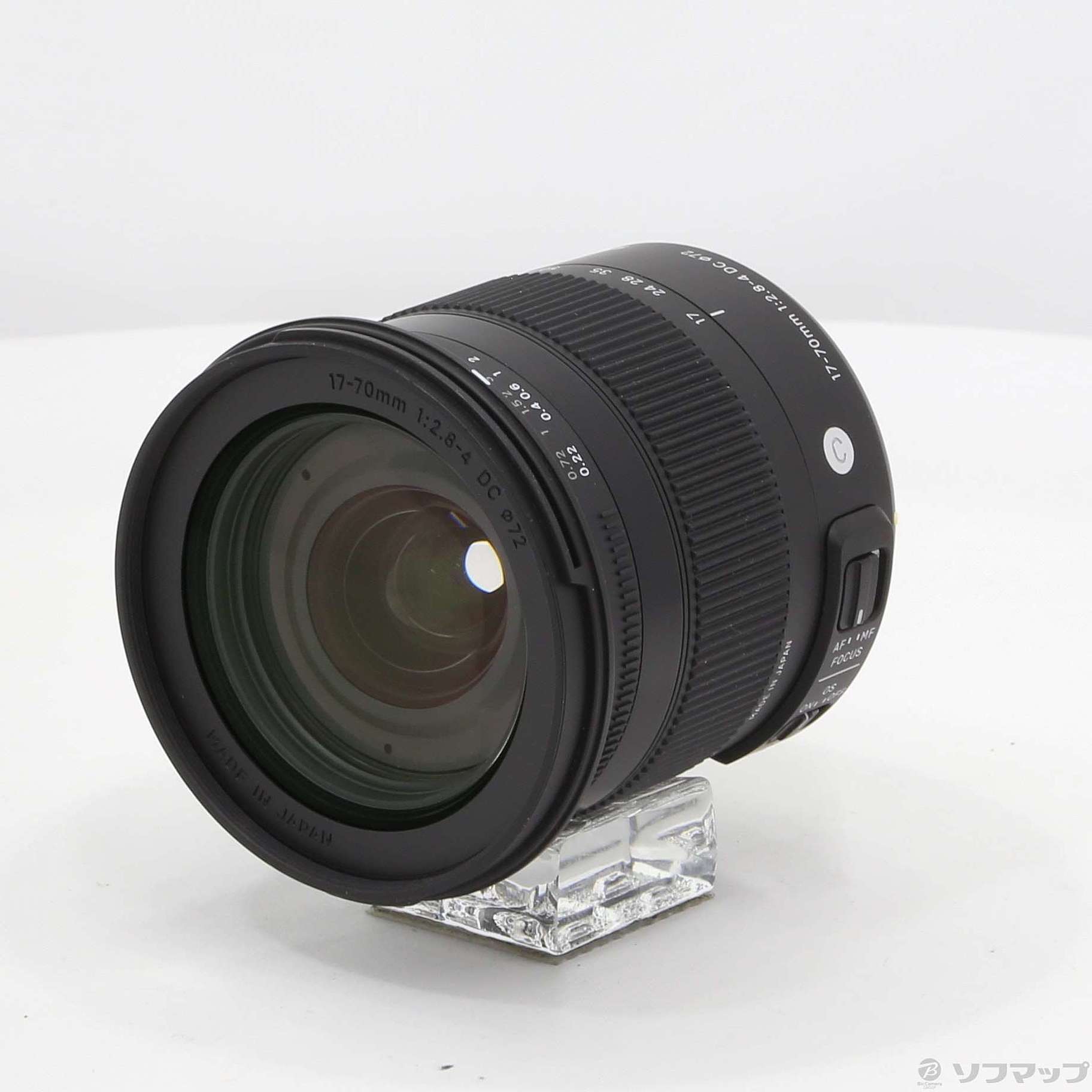 中古】SIGMA C 17-70mm F2.8-4 DC MACRO OS HSM (Canon用)(レンズ