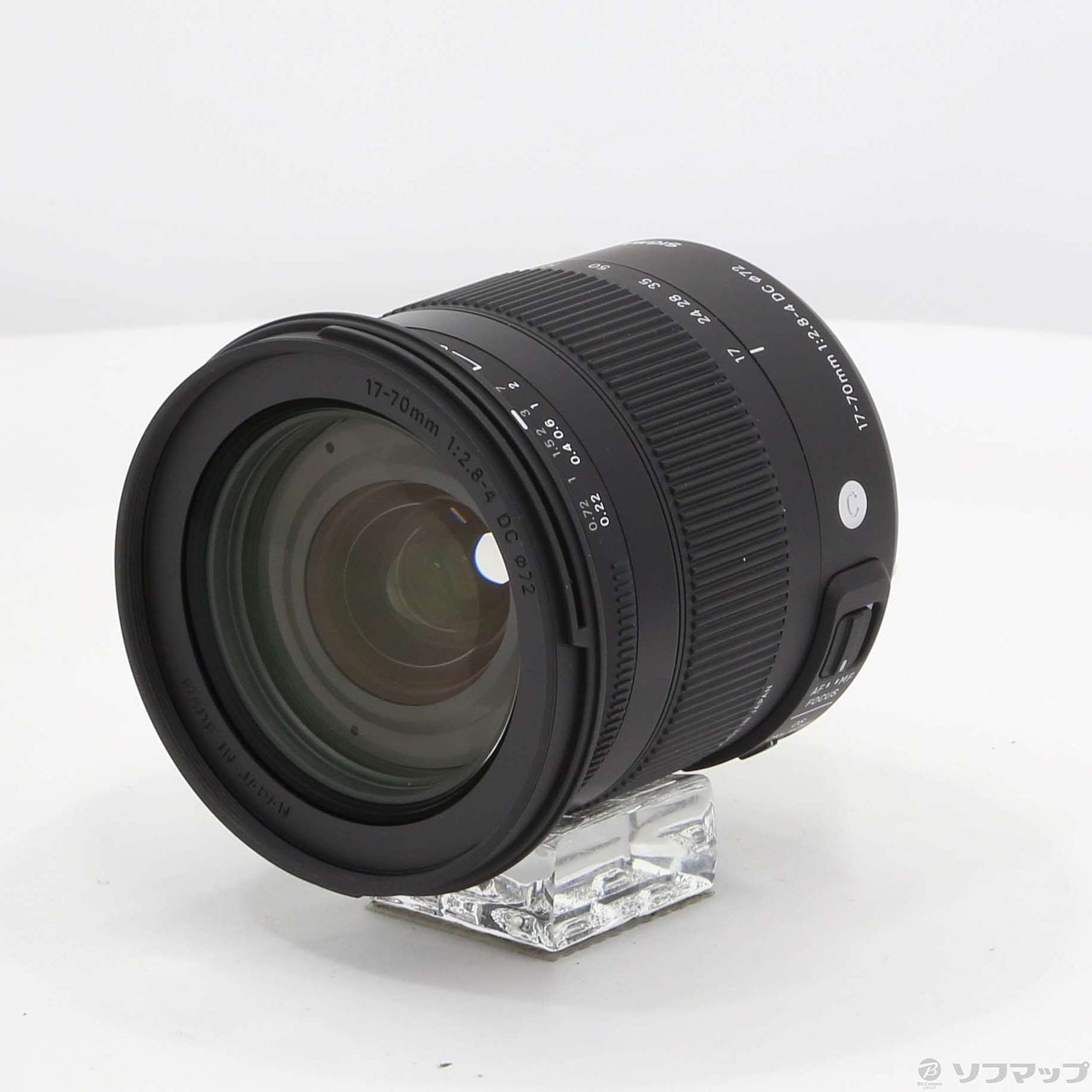 中古】SIGMA C 17-70mm F2.8-4 DC MACRO OS HSM (Canon用)(レンズ