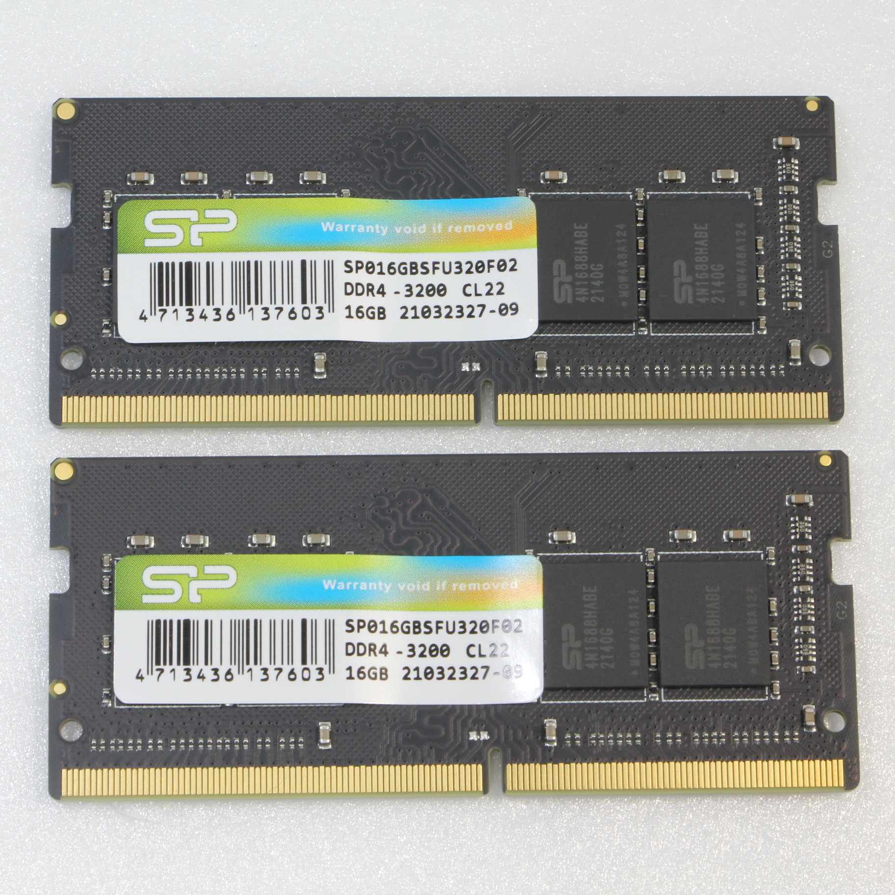 中古】260P SODIMM PC4-25600 DDR4 3200 32GB 16GB×2枚組