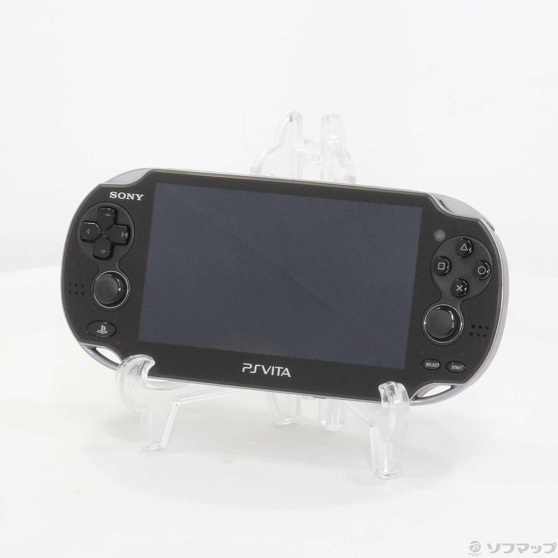 中古】PlayStation Vita Wi-Fiモデル クリスタルブラック PCH-1000