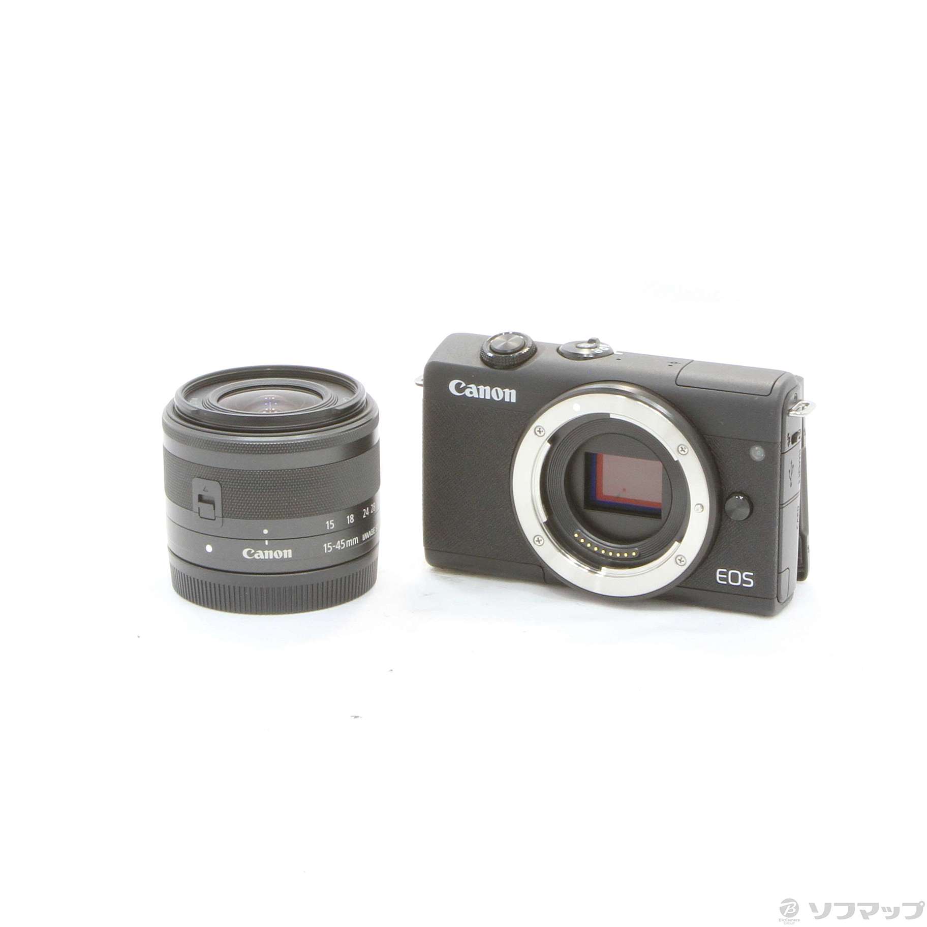 中古】〔展示品〕 EOS M200 リミテッドジャイアンツキット 橙魂