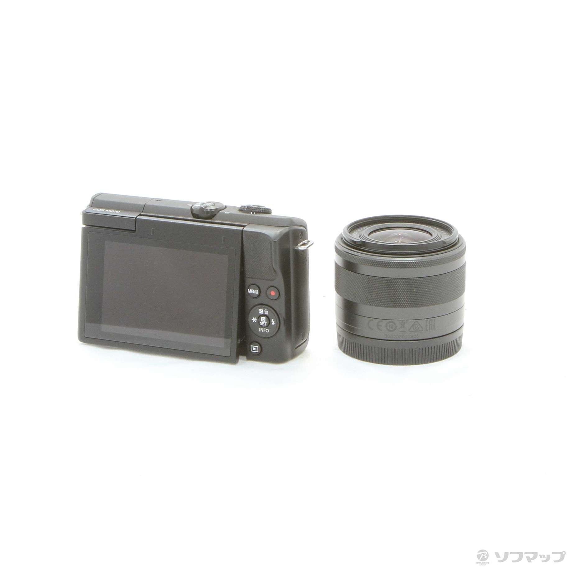 中古】〔展示品〕 EOS M200 リミテッドジャイアンツキット 橙魂