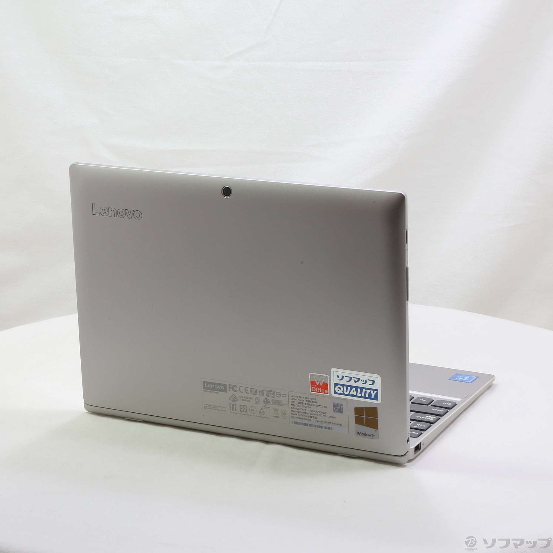 中古】ideapad Miix 320 80XF0002JP プラチナシルバー 〔Windows 10