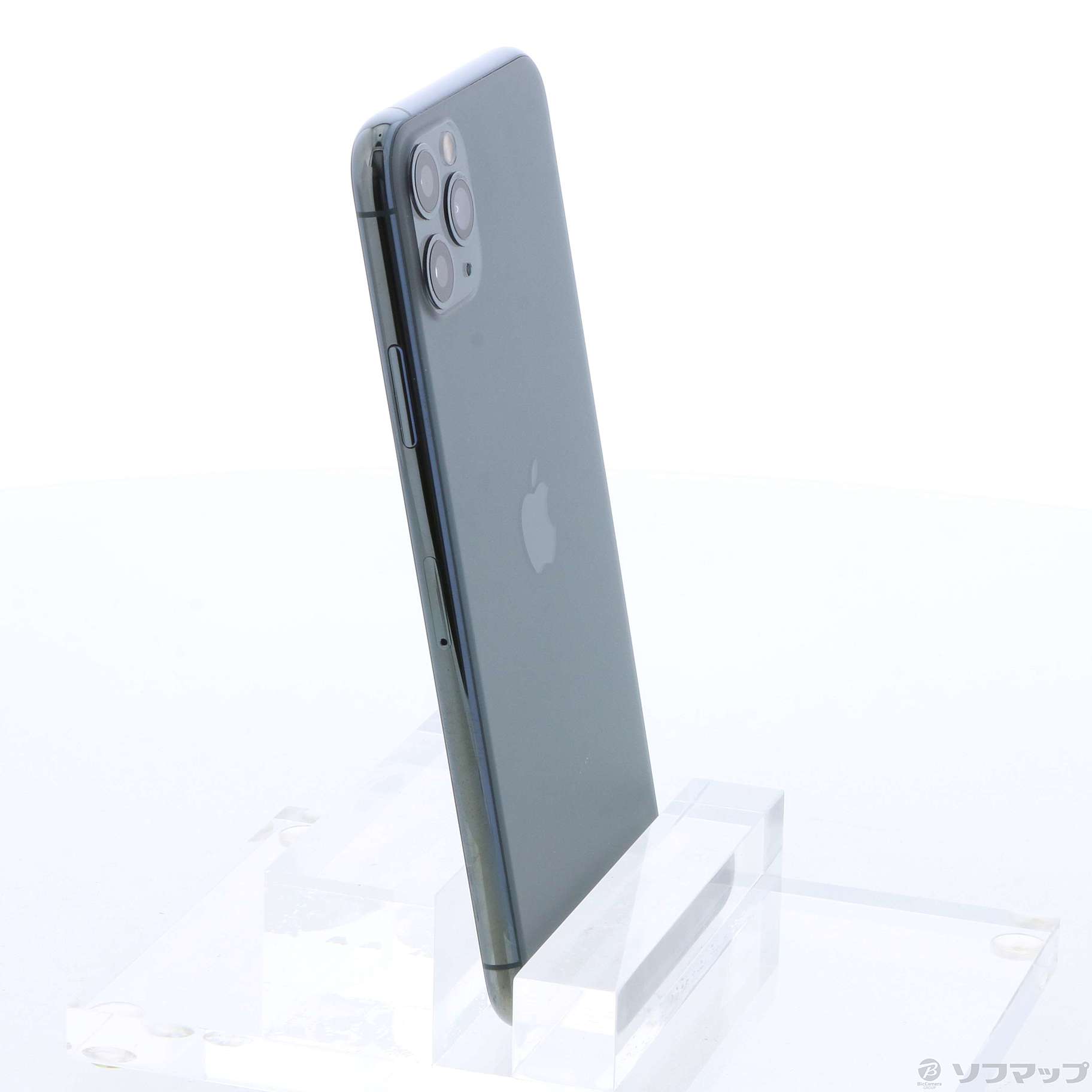 中古】iPhone11 Pro Max 256GB ミッドナイトグリーン MWHM2J／A SIM 