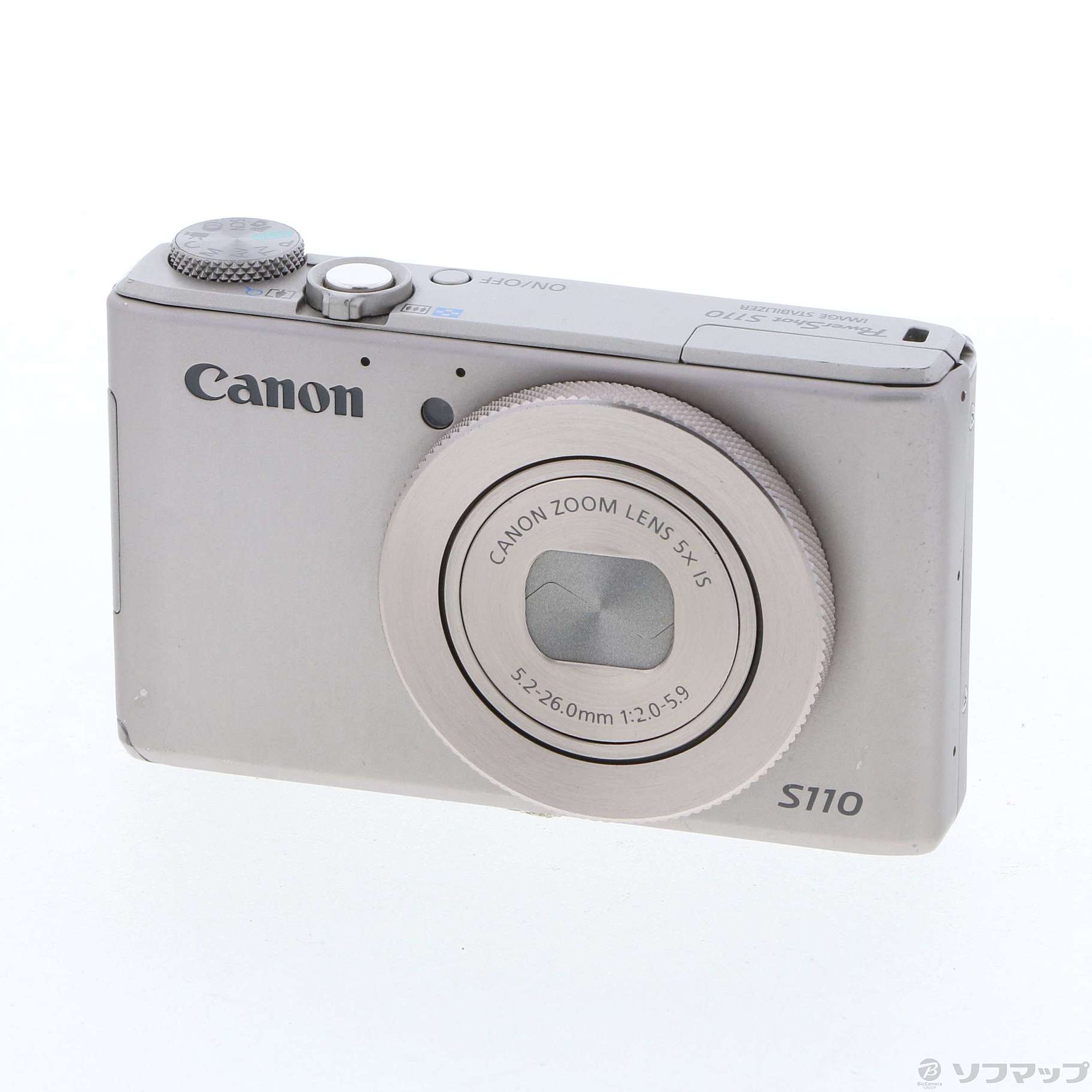 中古】PowerShot S110 (1210万画素／5倍／シルバー／SDXC