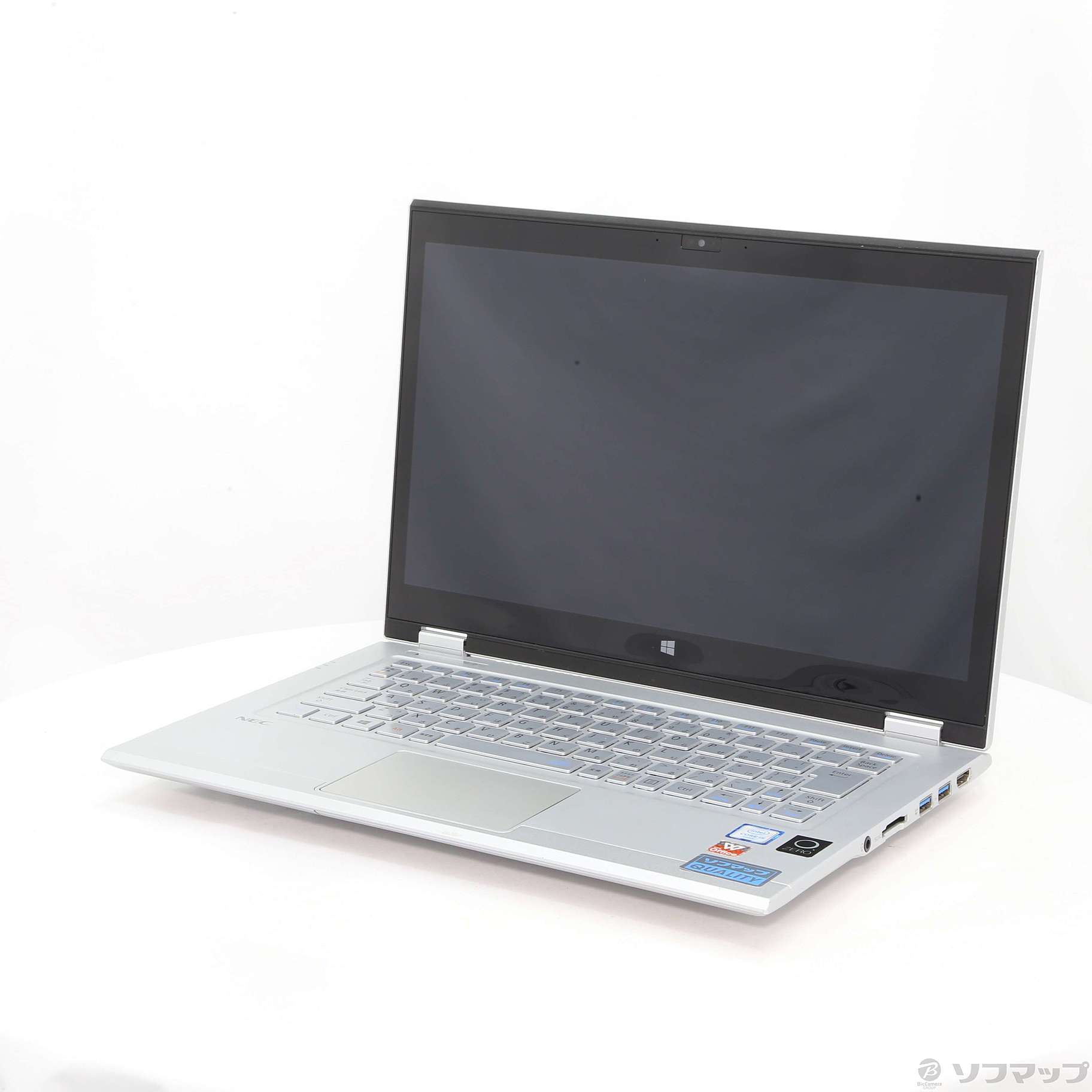中古】LaVie Hybrid ZERO HZ650／DAS PC-HZ650DAS シルバー 〔Windows 