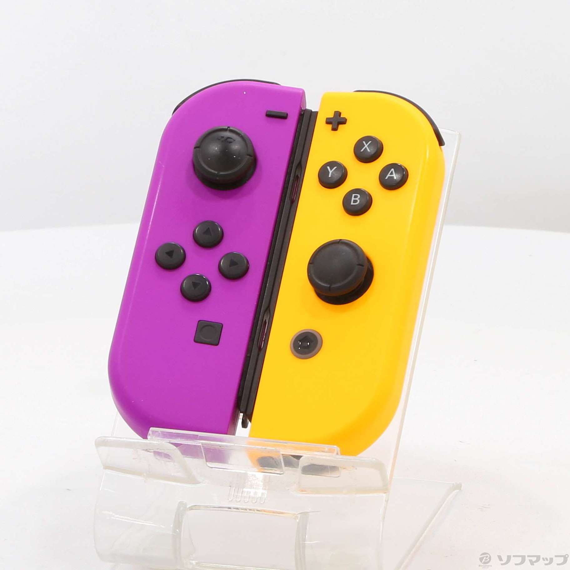 中古】Nintendo Switch Joy-Con (L) ネオンパープル ／ (R) ネオン