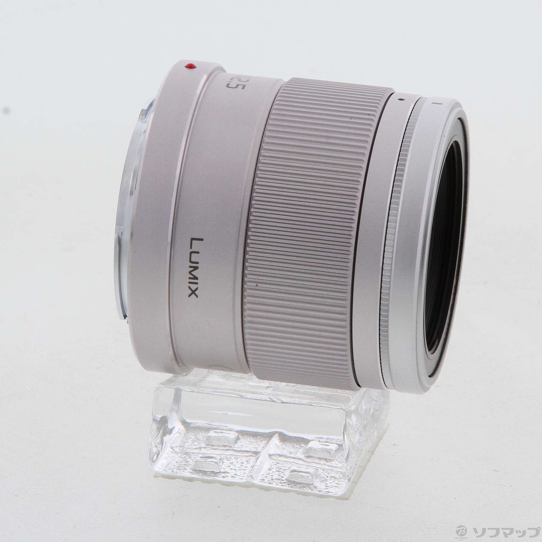 中古】LUMIX G 42.5mm F1.7 ASPH POWER OIS シルバー (H-HS043-S) ◇02