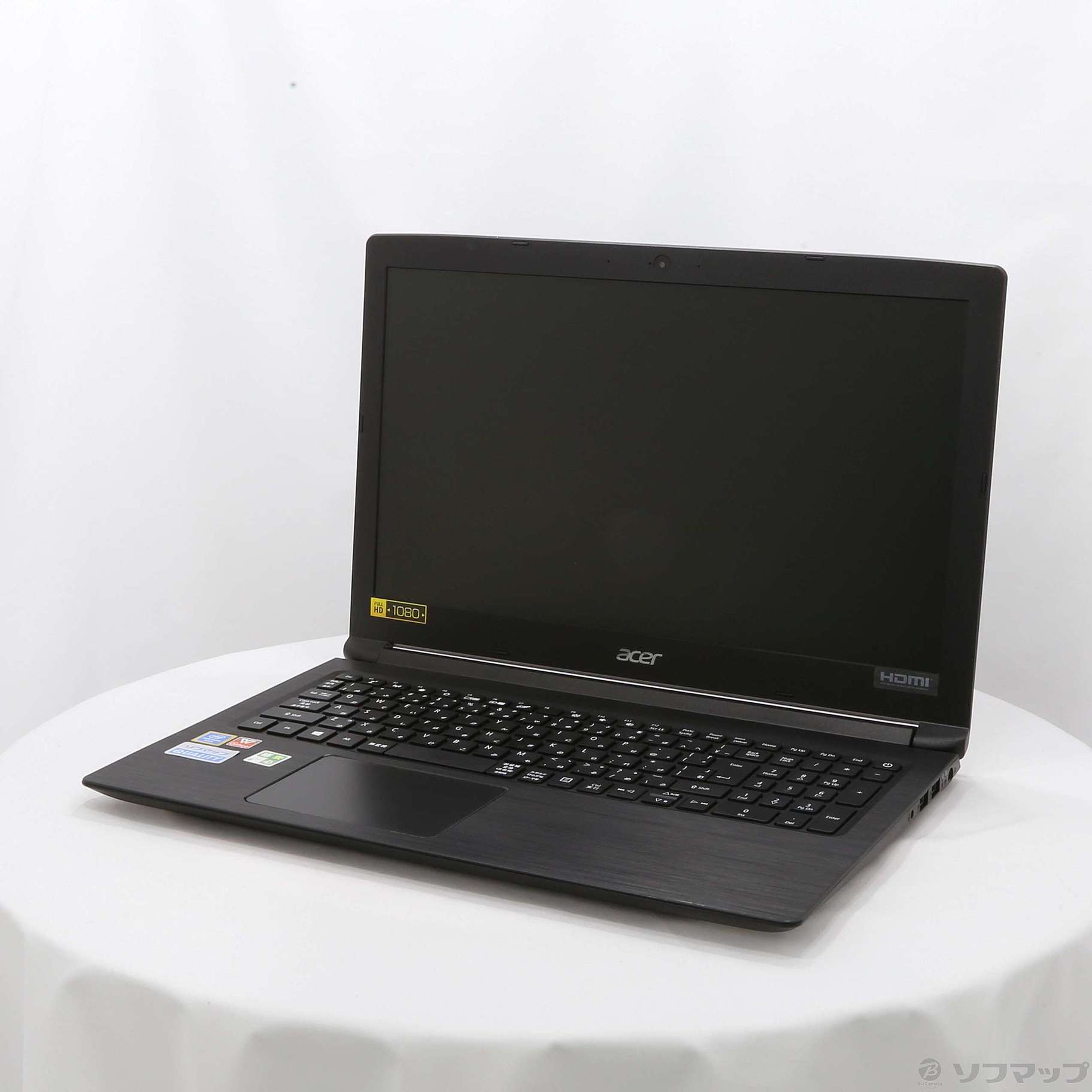 Acer - 【美品】Aspire 3 A315-53-A34U／K オブシディアンブラック Acer Aspire 3 A315-53-A34U/K|パソコン買うならPCショップWELL