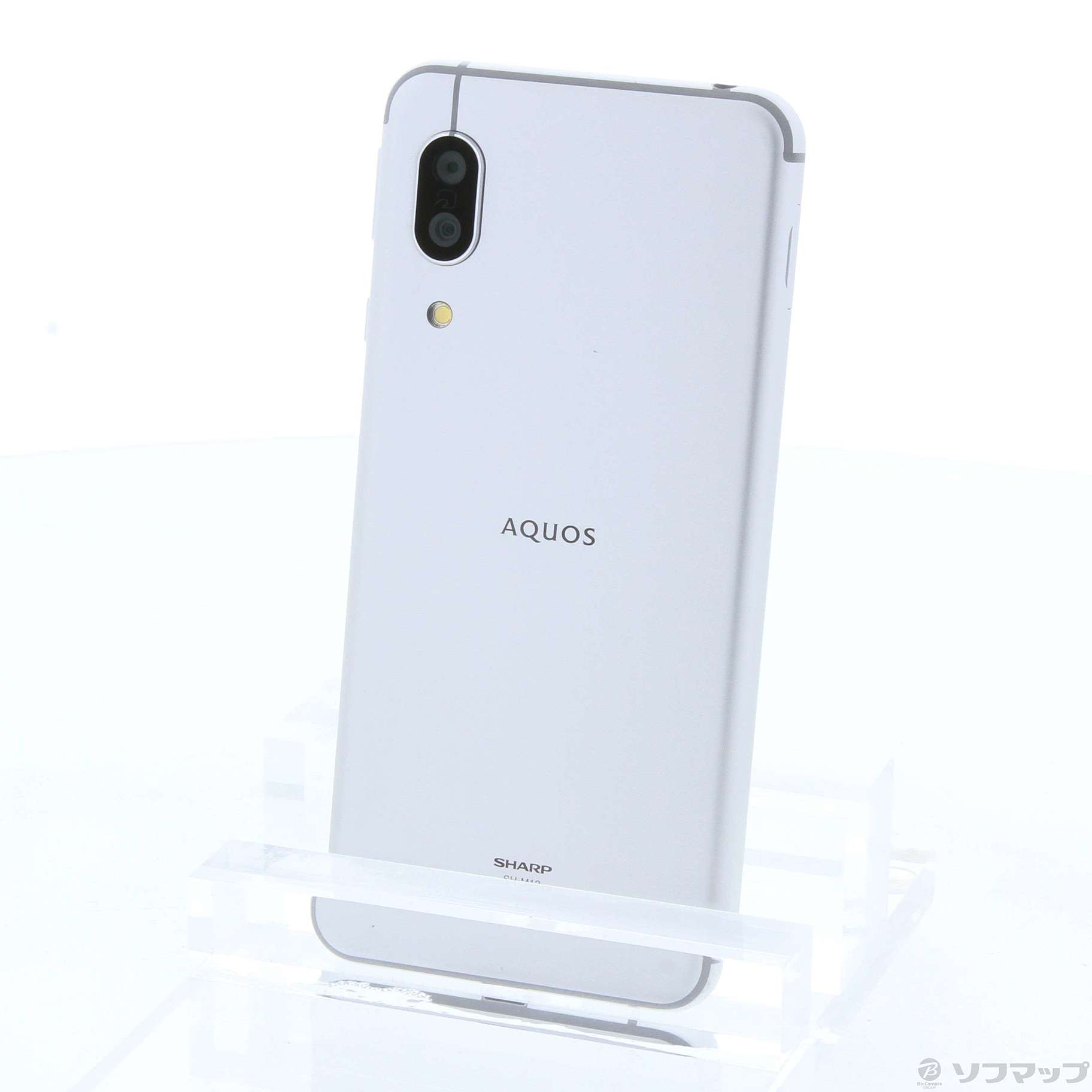 中古】AQUOS sense3 64GB シルバーホワイト SH-M12 SIMフリー 