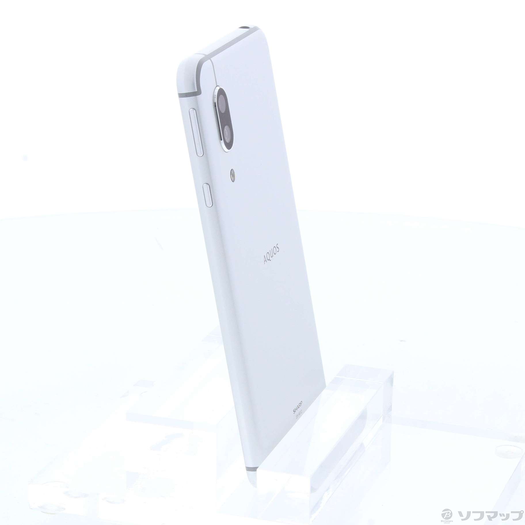 中古】AQUOS sense3 64GB シルバーホワイト SH-M12 SIMフリー 