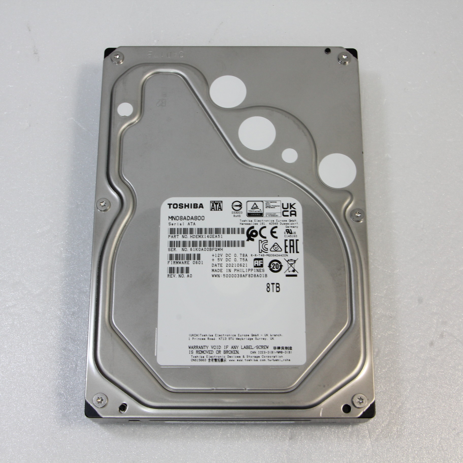 TOSHIBA MN08ADA800 JP (8TB)