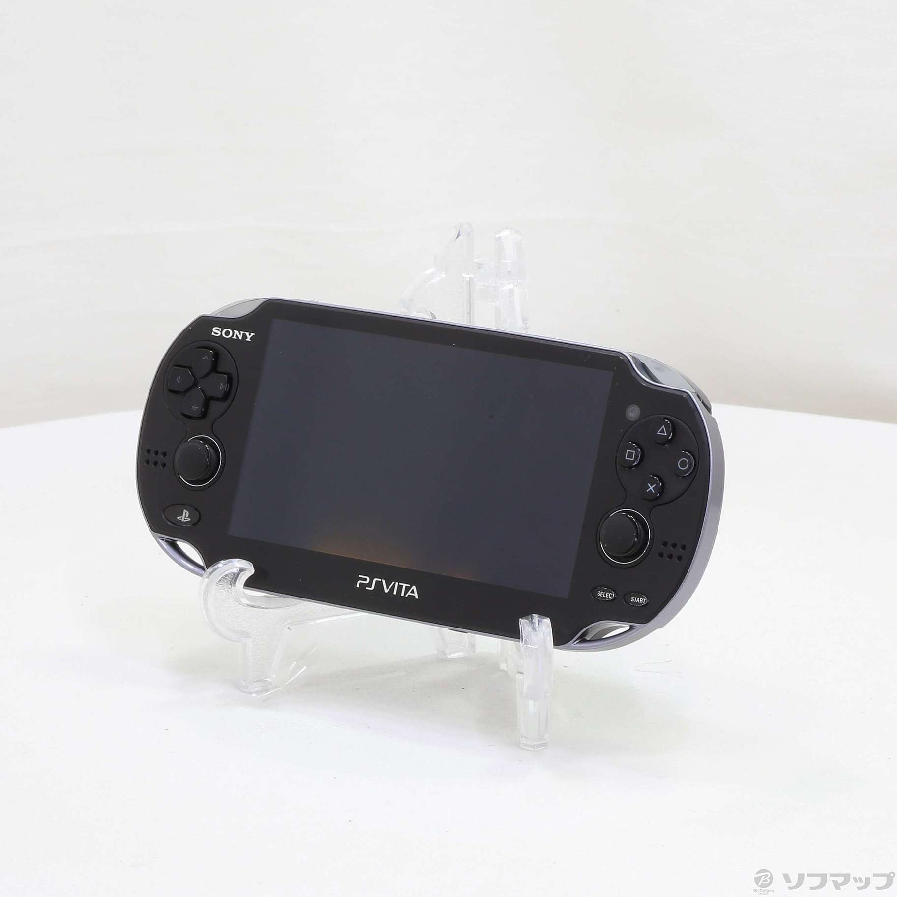 中古】PlayStation Vita 3G／WI-FIモデル クリスタルブラック PCH-1100