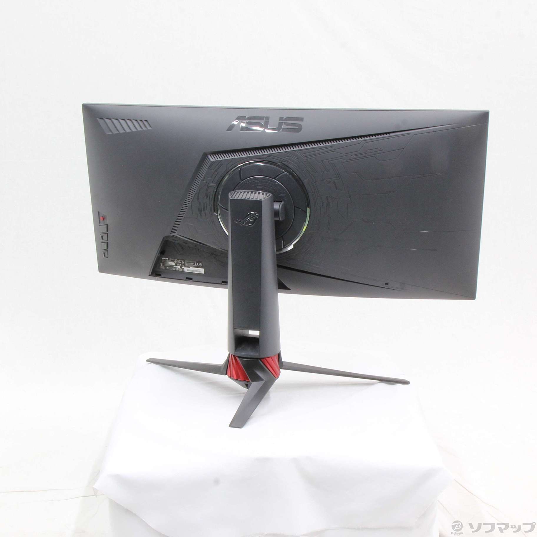 中古】ROG Strix XG35VQ ダークグレイ ／ レッド [2133037241707
