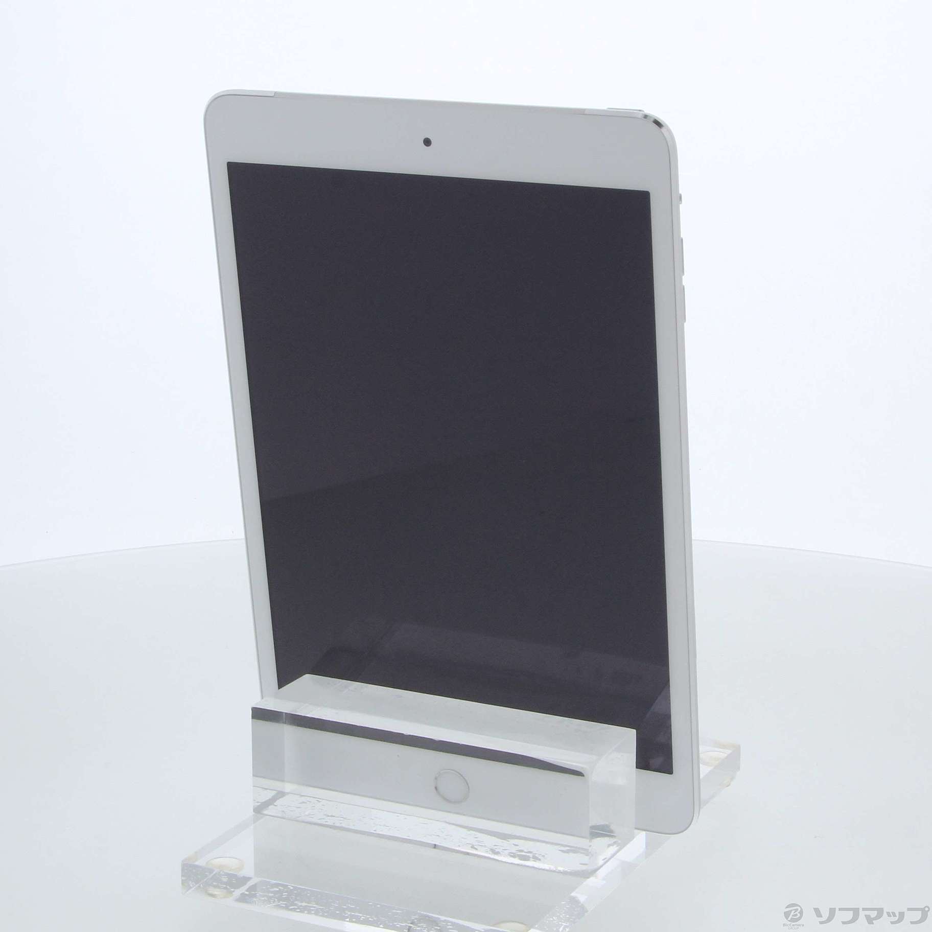 中古】iPad mini 3 64GB シルバー MGJ12J／A SoftBank [2133037309810