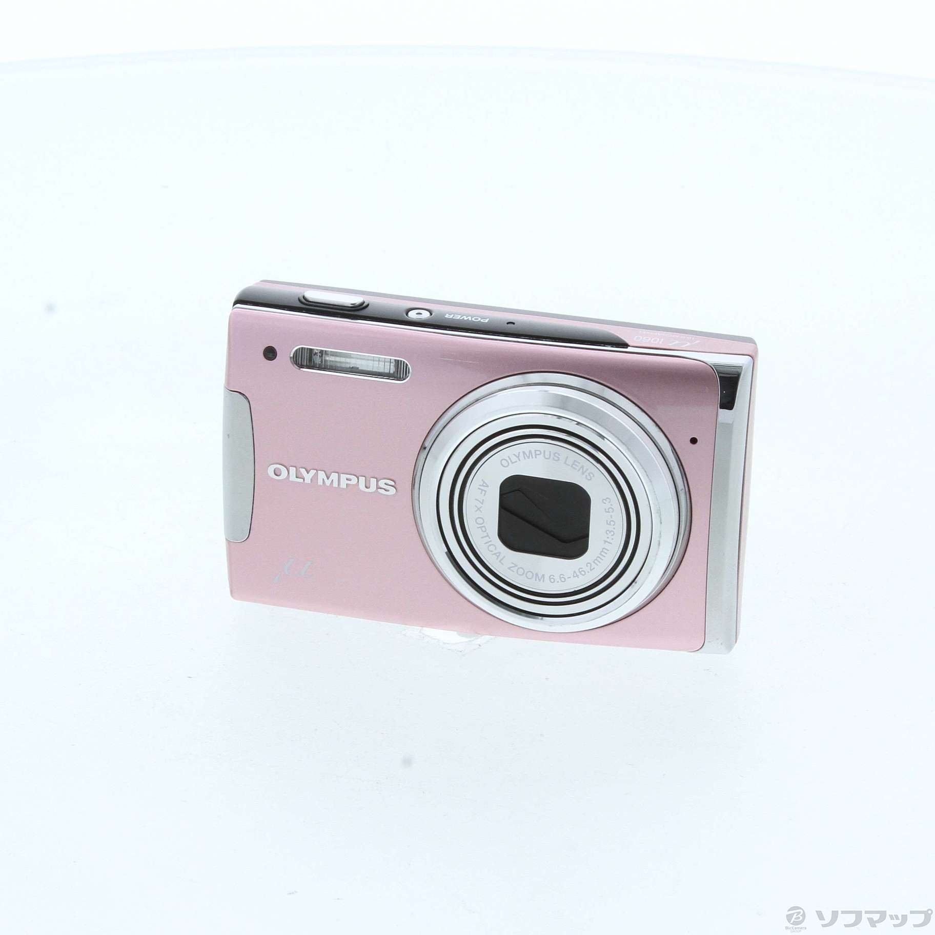 中古】CAMEDIA μ1060 PNK (1000万画素／7倍ズーム／ピンク 