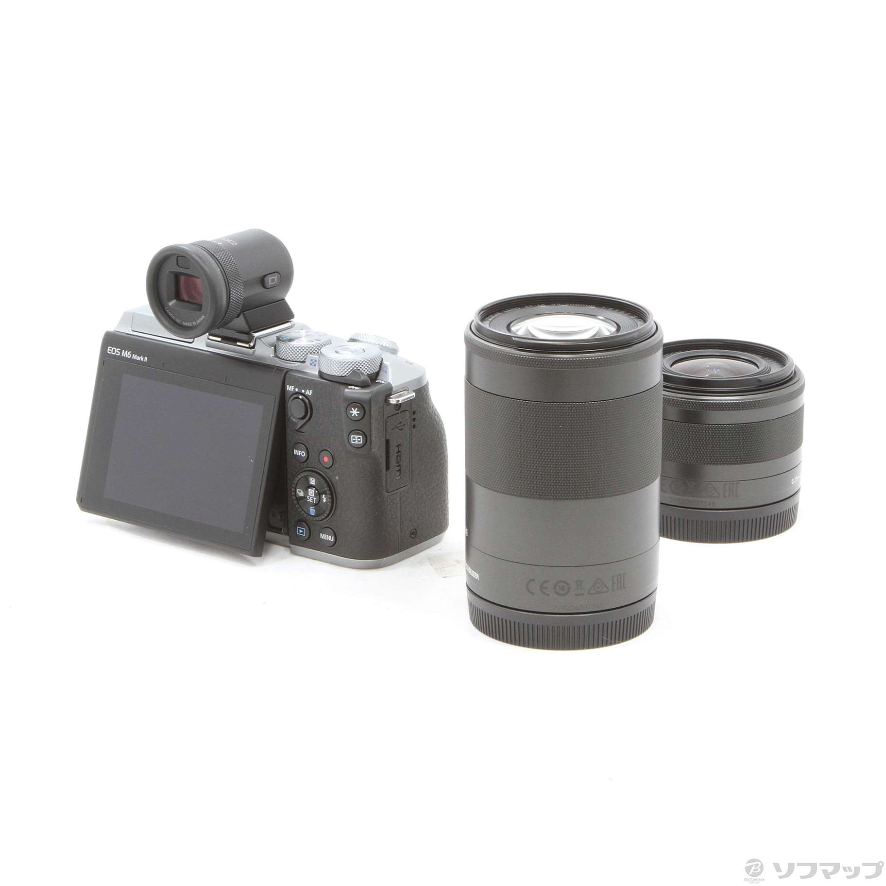 バーバリー様　EOS M6 MarkⅡ(シルバー)ダブルズームキット※EVFなし バーバリー様 EOS M6 MarkⅡ(シルバー)ダブルズームキット※EVFなし