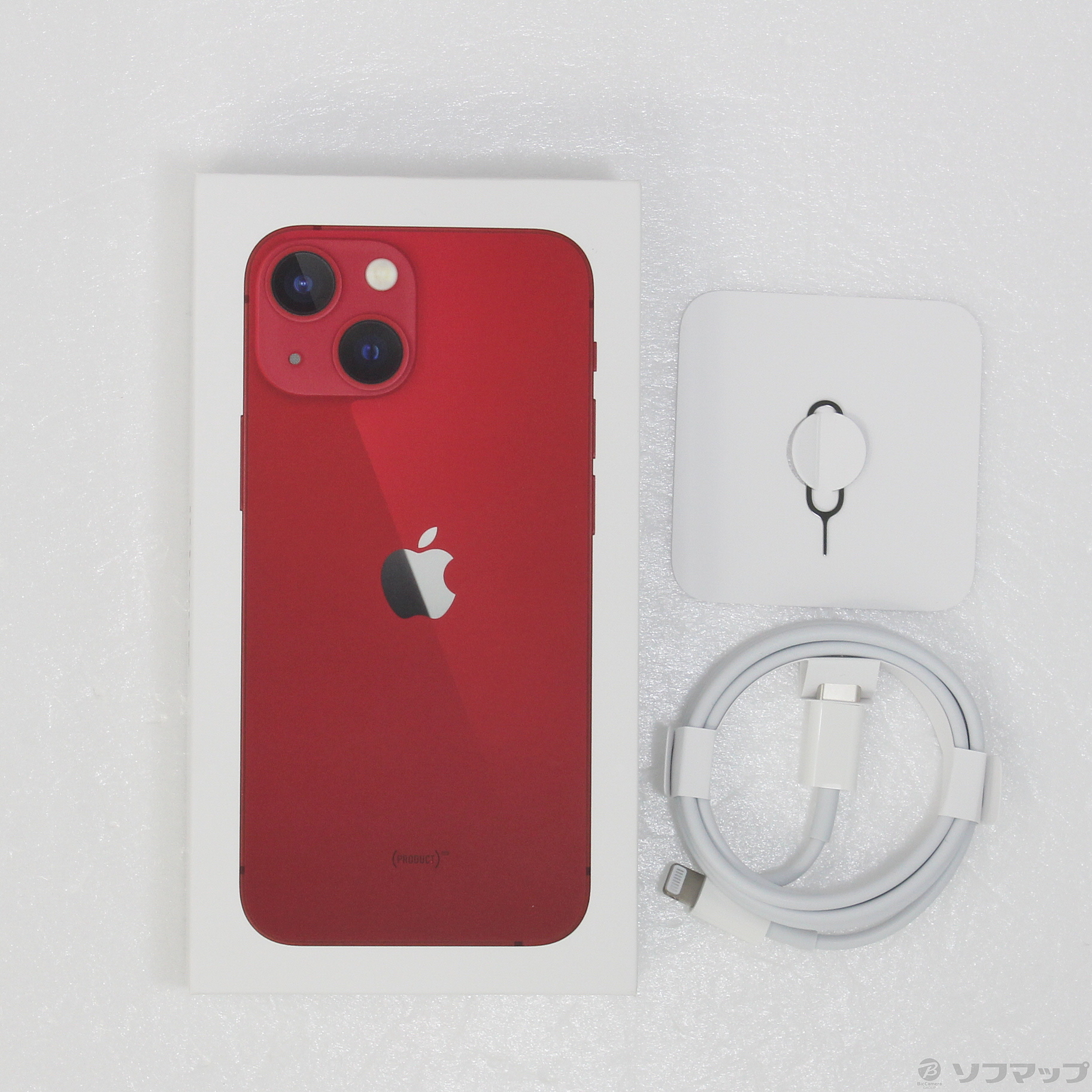 中古】iPhone13 mini 128GB プロダクトレッド MLJG3J／A SIMフリー