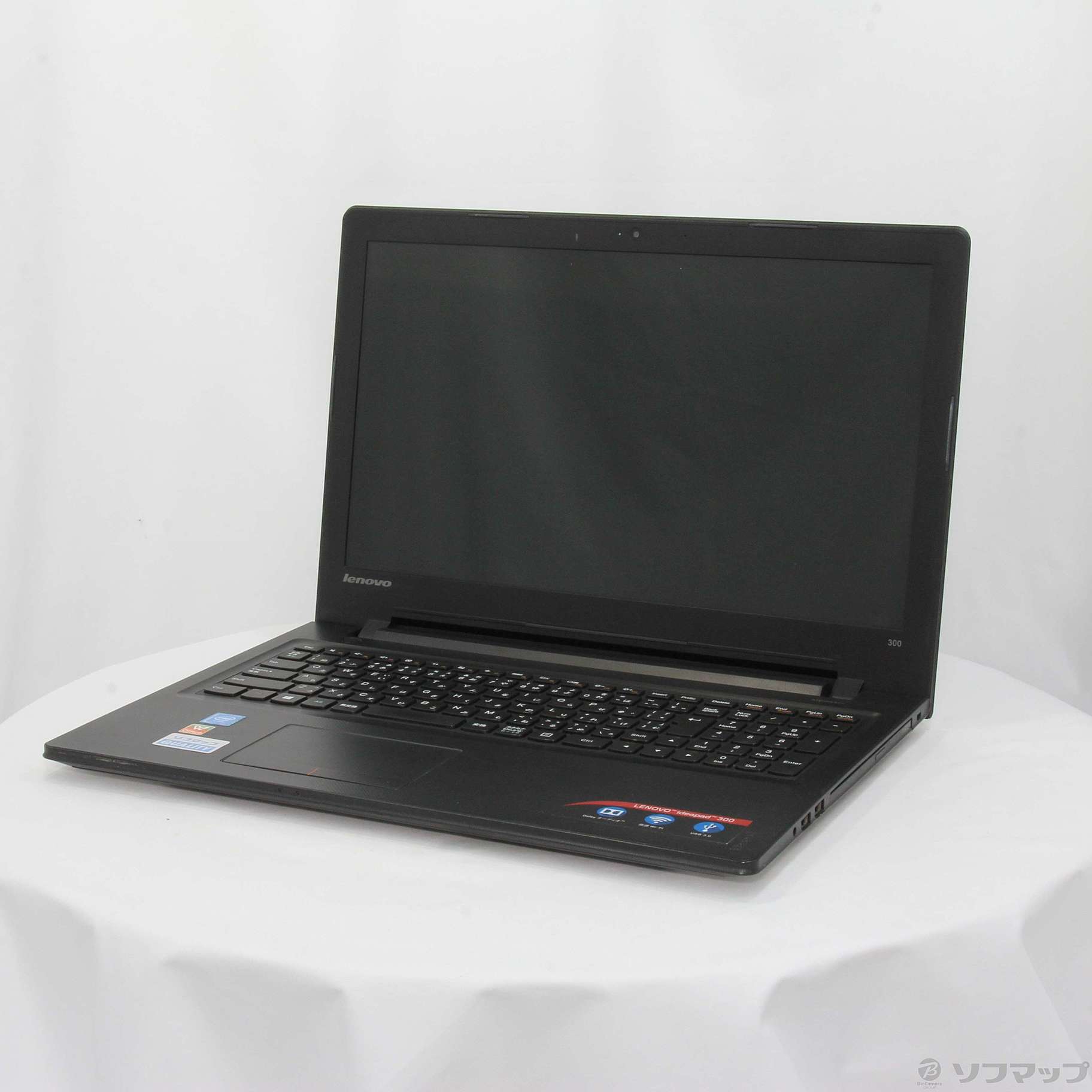 中古】ideapad 300 80M300NHJP エボニーブラック 〔Windows 10〕 ◇02