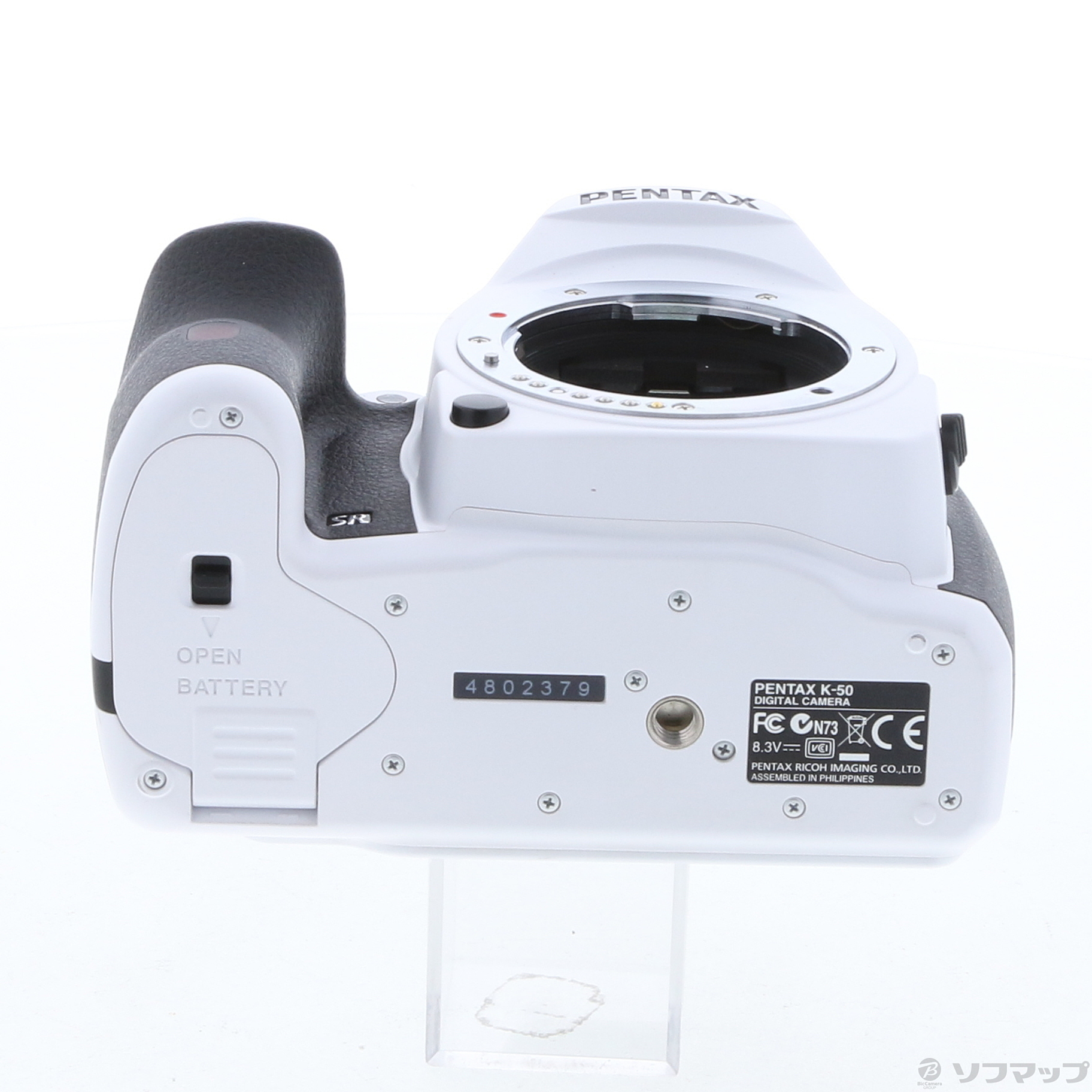 2種類選べる PENTAX K-50 ダブルズームキット ホワイト 美品