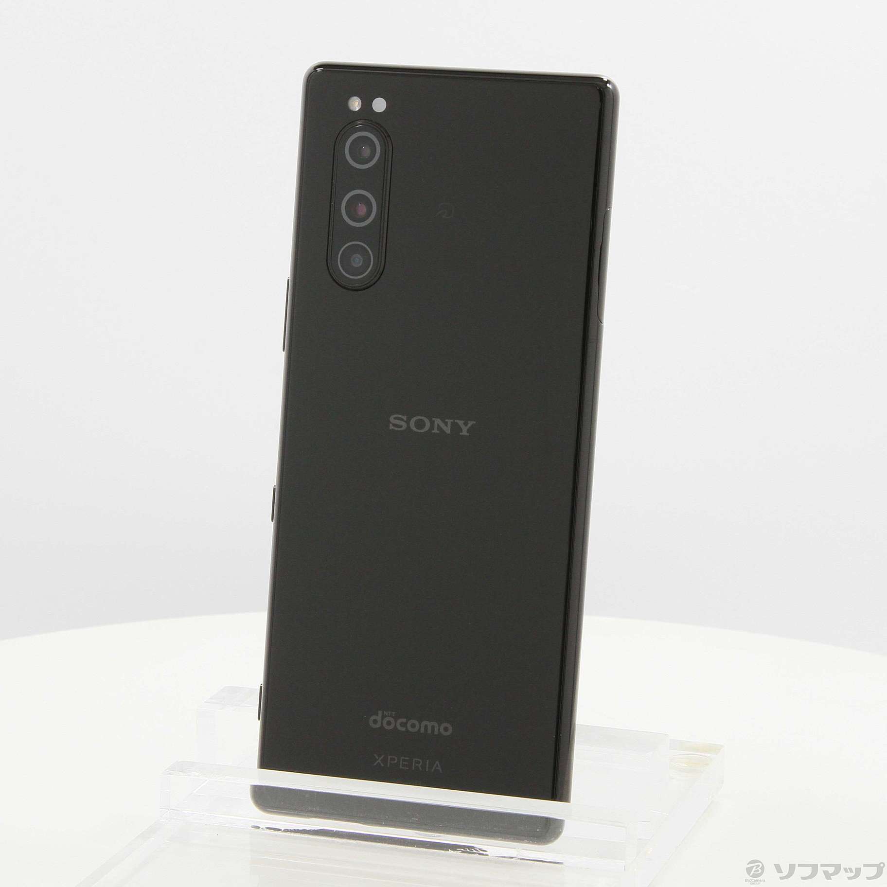 中古】Xperia 5 64GB ブラック SO-01M docomoロック解除SIMフリー