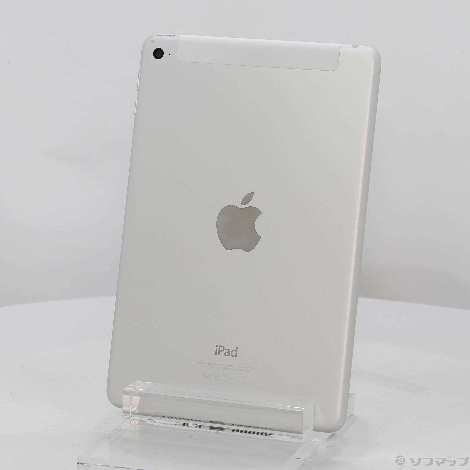 中古】セール対象品 iPad mini 4 128GB シルバー MK772J／A docomo
