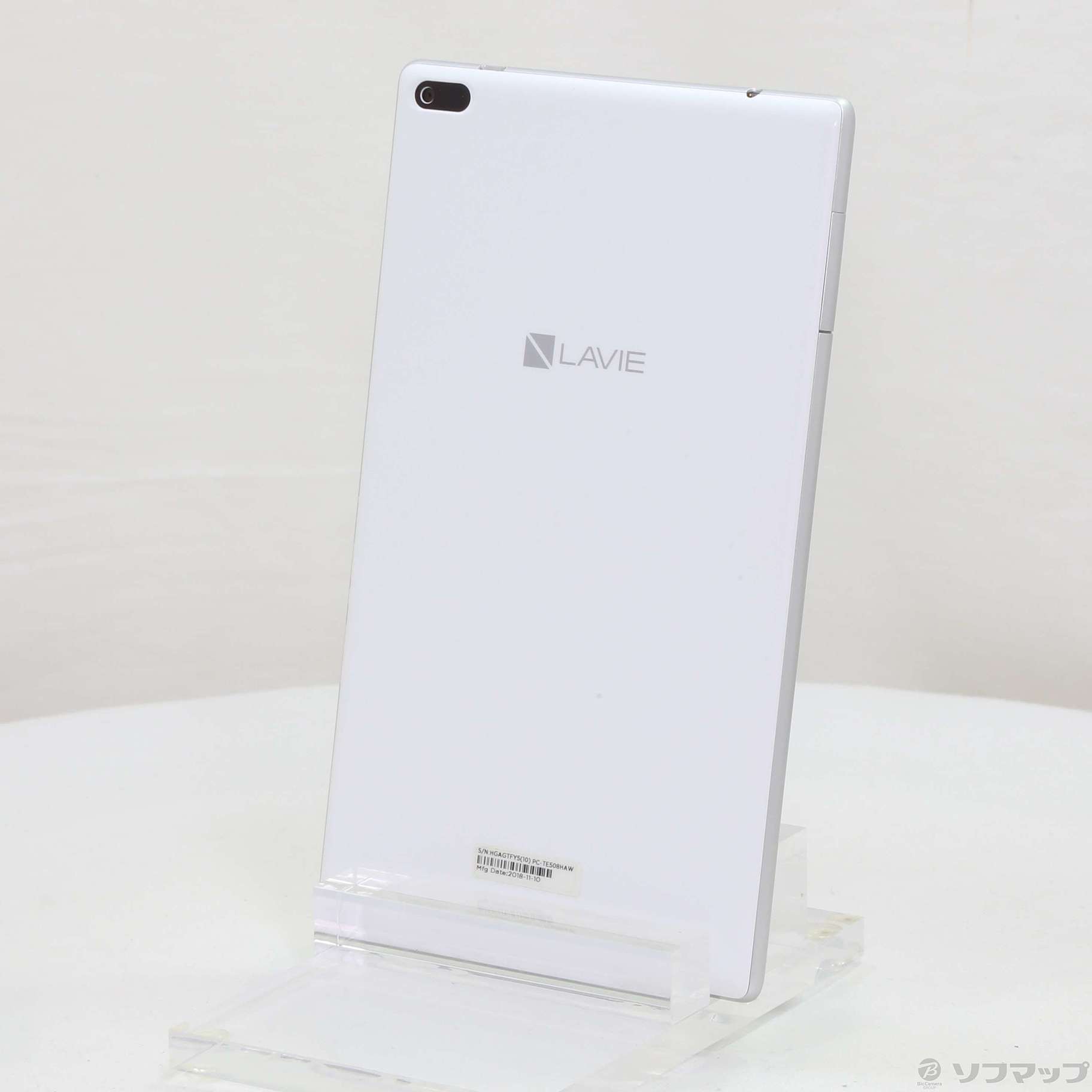 【中古】LaVie Tab E TE508／HAW 16GB ホワイト PC-TE508HAW Wi-Fi 01/21(金)値下げ