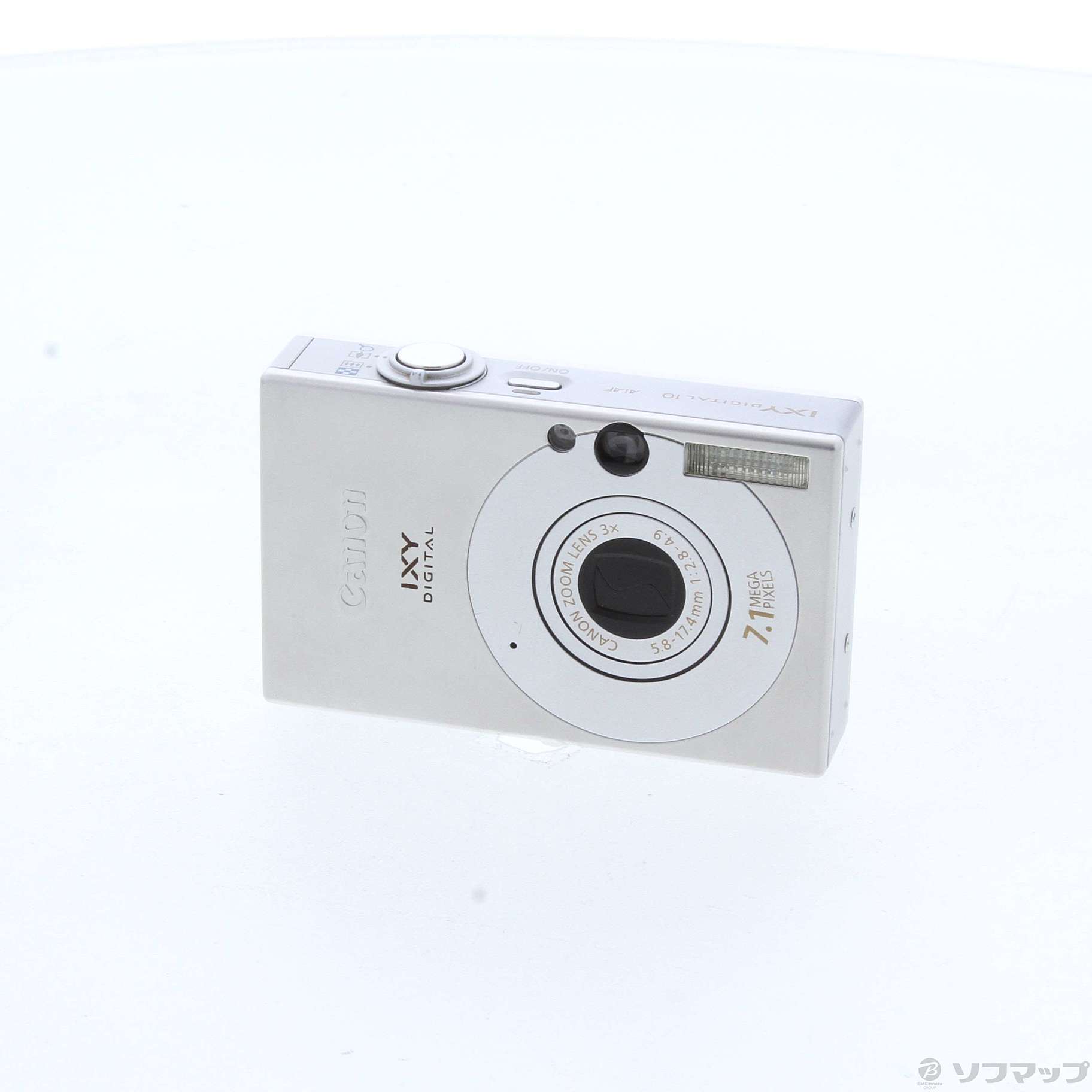 ケイSHOPカメラ【動作品】Canon IXY DIGITAL 10 キャノン シルバー
