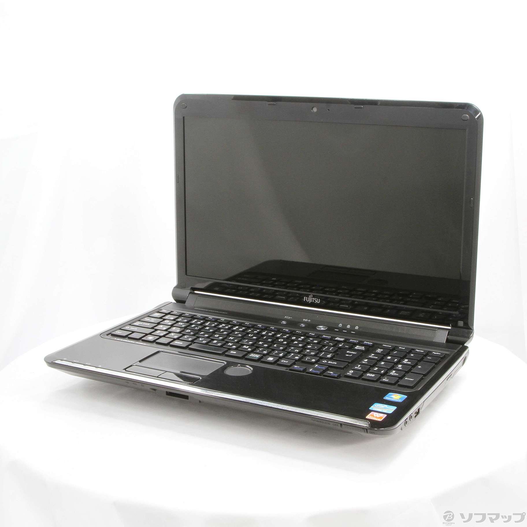 中古】LIFEBOOK AH56／D FMVA56DBY シャイニーブラック [2133037511831