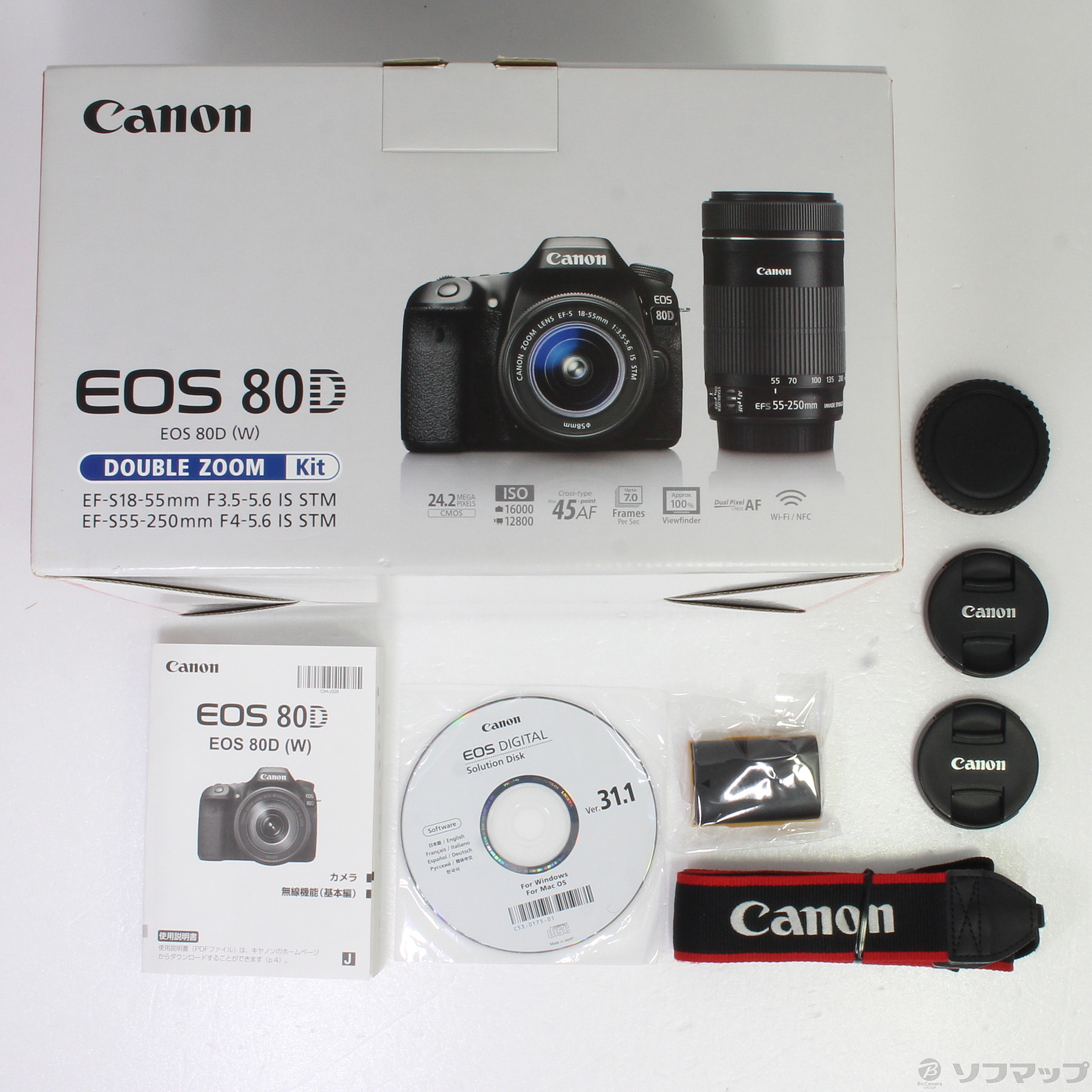 Canon EOS 80D(W) Wズームキット - デジタルカメラ