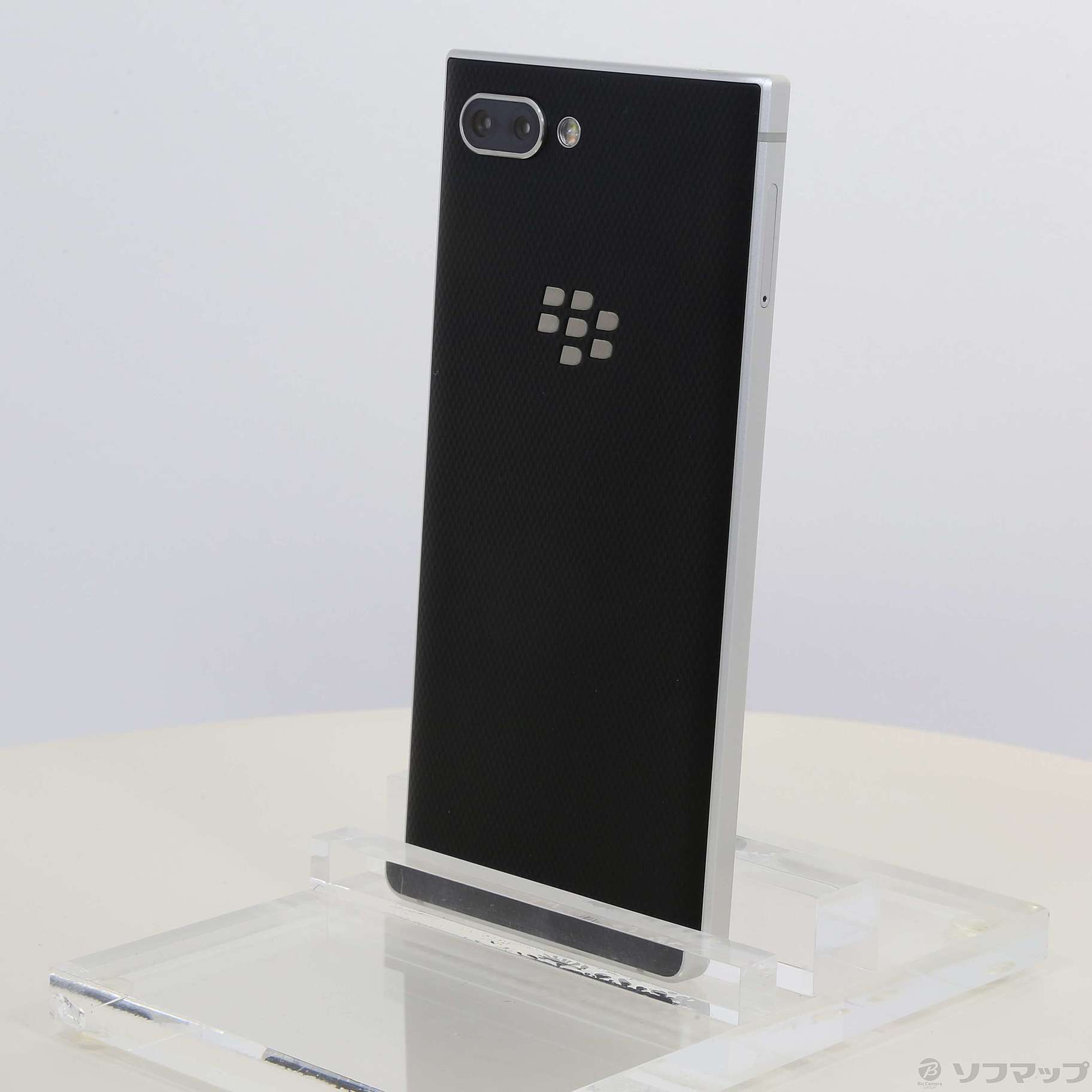 中古】BlackBerry KEY2 64GB シルバー BBF-100-8 SIMフリー