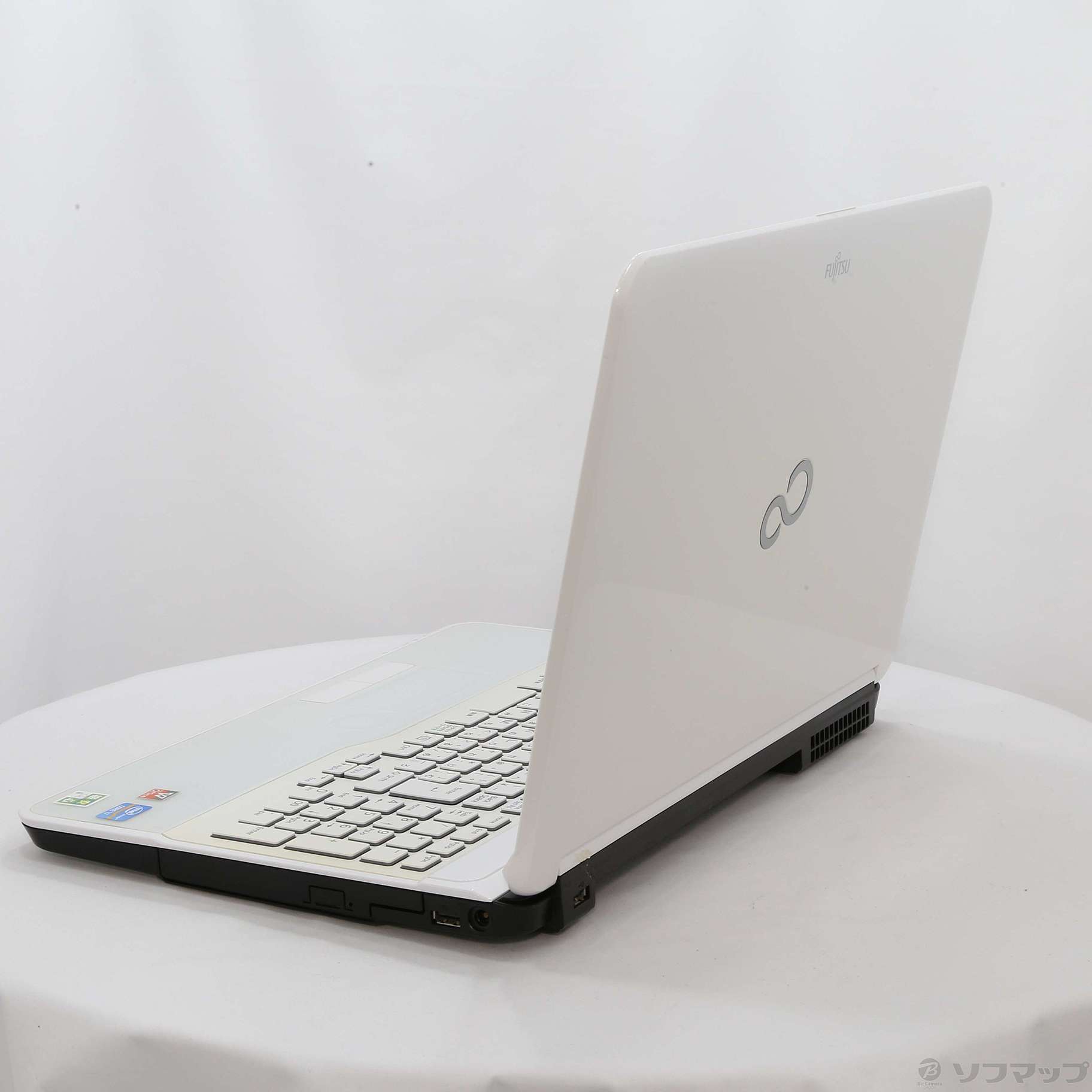 中古】格安安心パソコン LIFEBOOK AH53／K FMVA53KWP アーバンホワイト