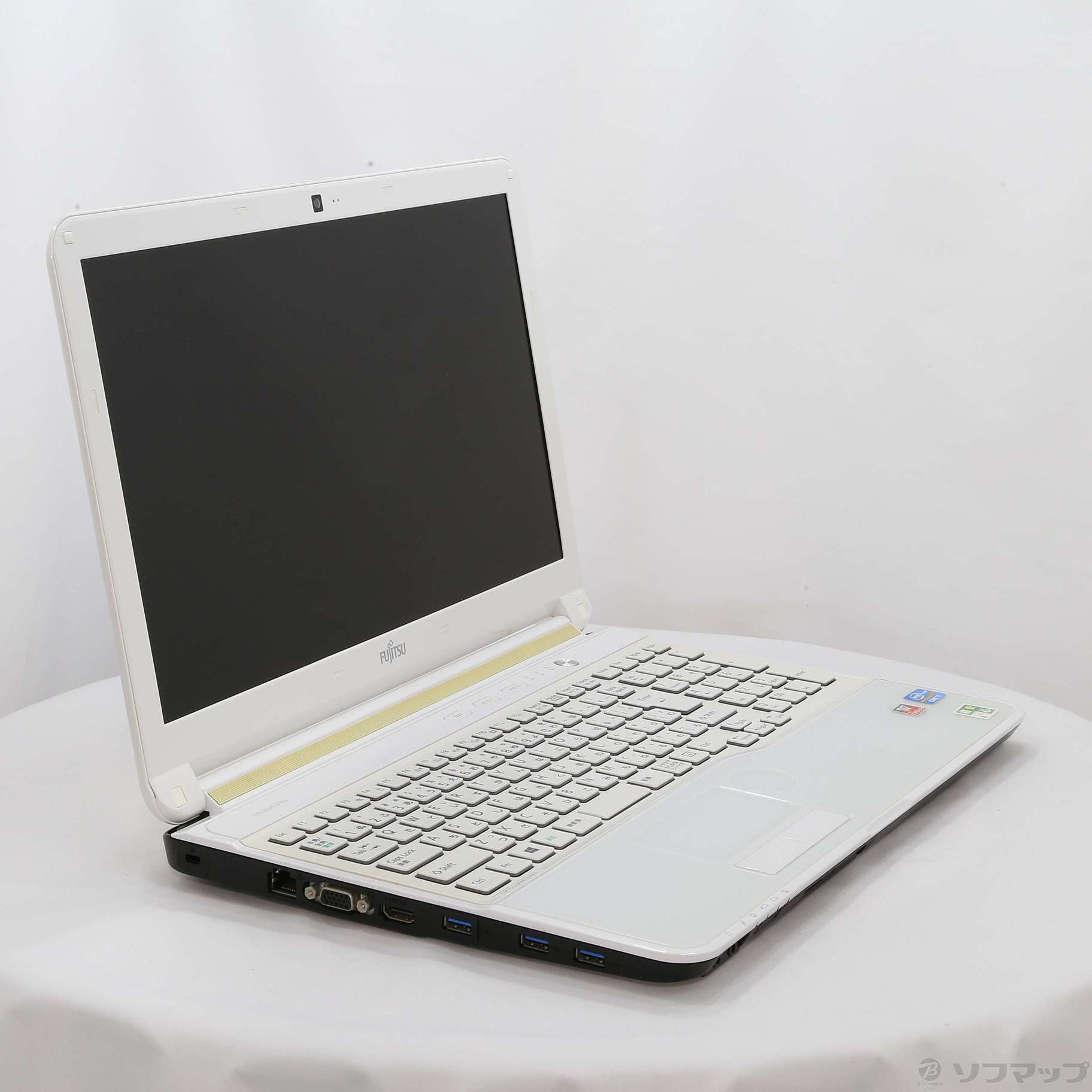 中古】格安安心パソコン LIFEBOOK AH53／K FMVA53KWP アーバンホワイト