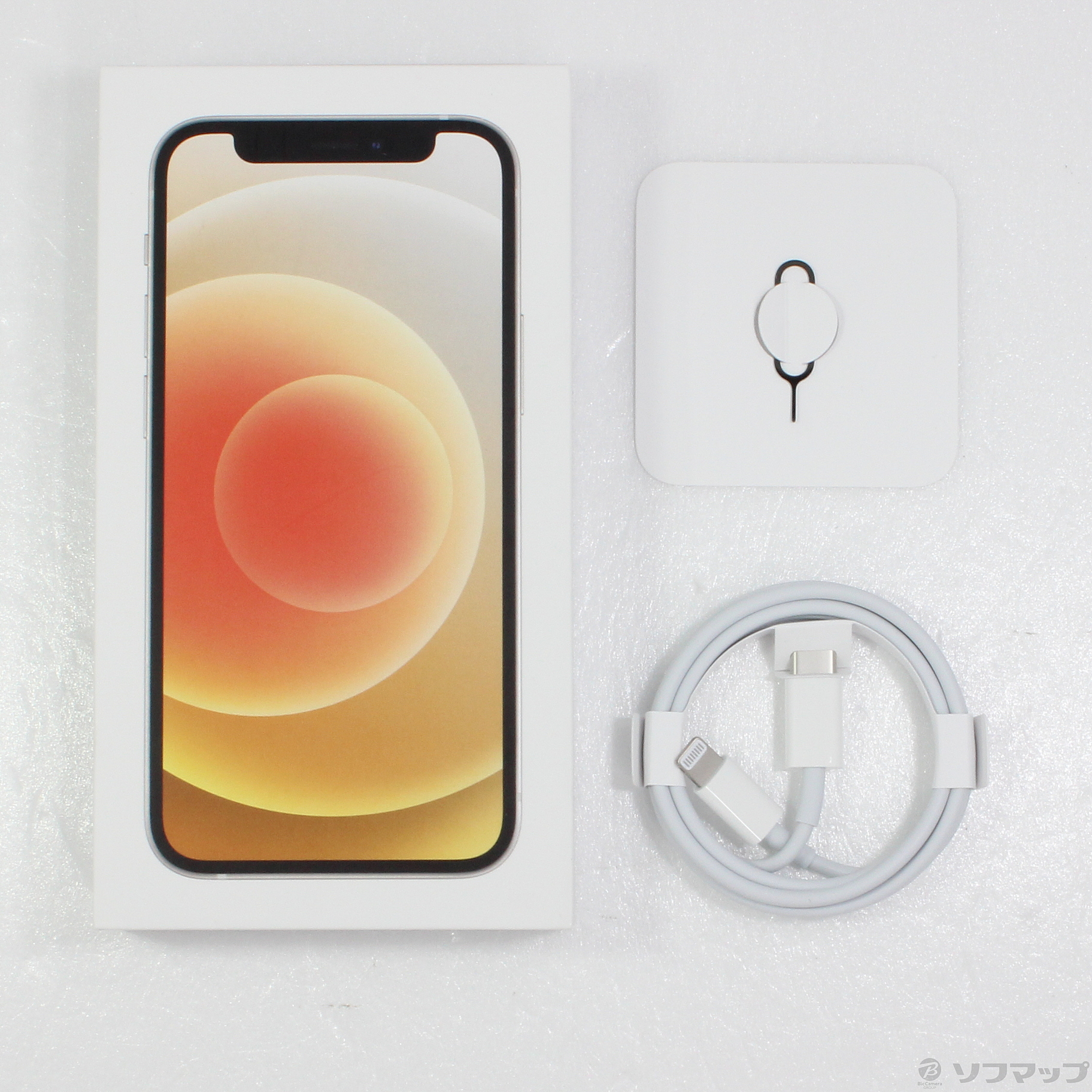 中古】iPhone12 mini 128GB ホワイト MGDM3J／A SIMフリー ◇01/16(日 