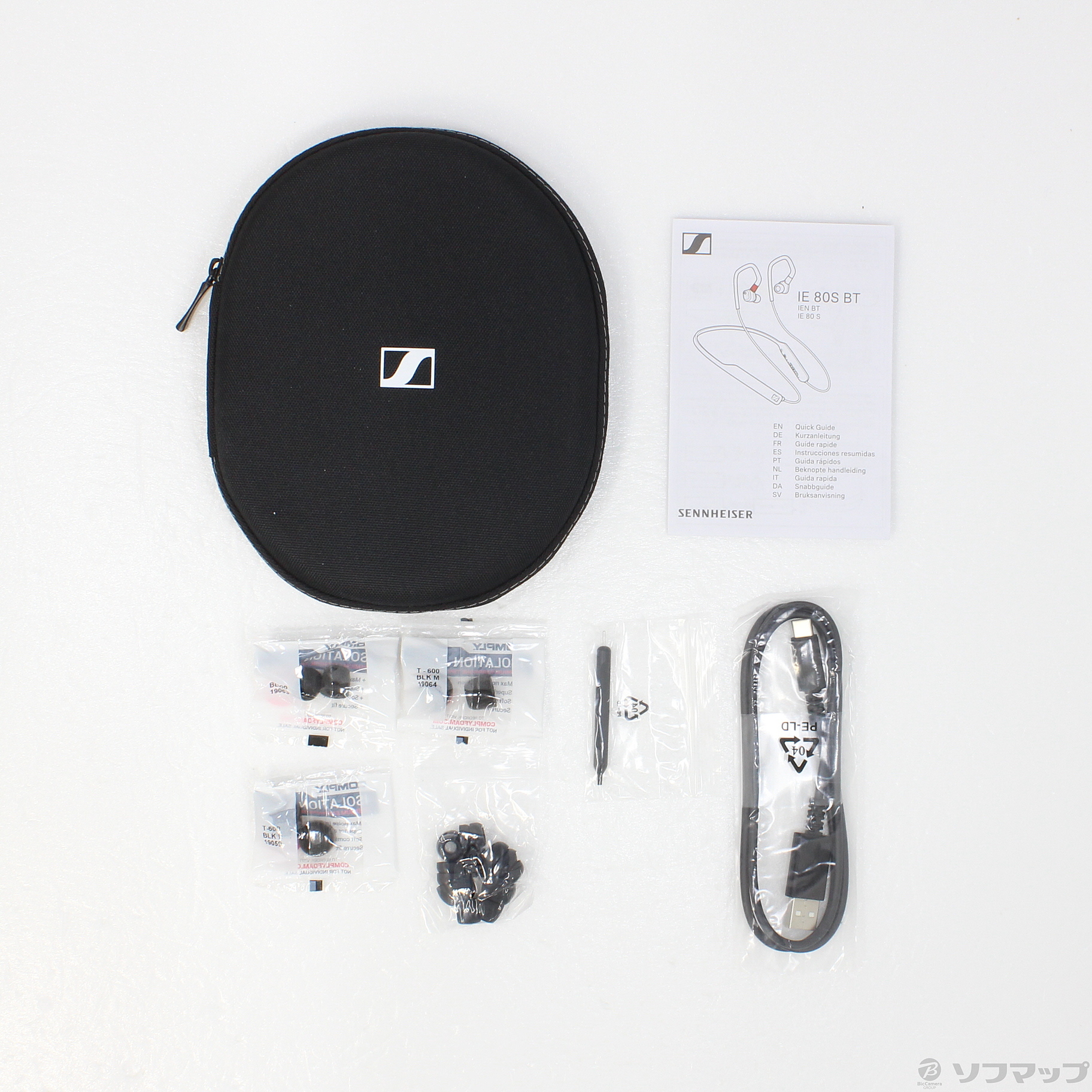 中古】Sennheiser Bluetoothイヤホン IE 80S BT 508240 [2133037550090