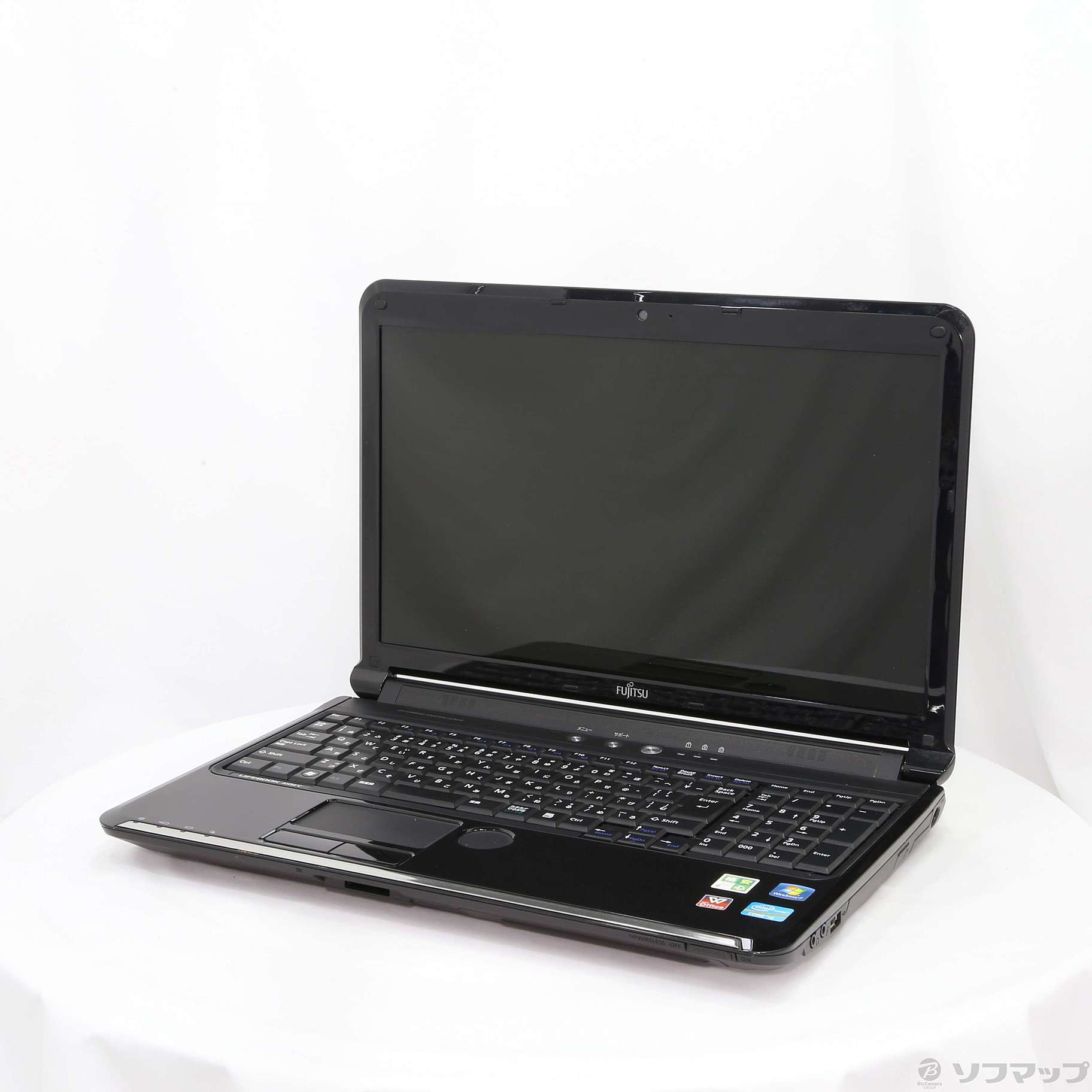 中古】格安安心パソコン LIFEBOOK AH56／C FMVA56CBC シャイニーブラック [2133037581056] -  リコレ！|ビックカメラグループ ソフマップの中古通販サイト