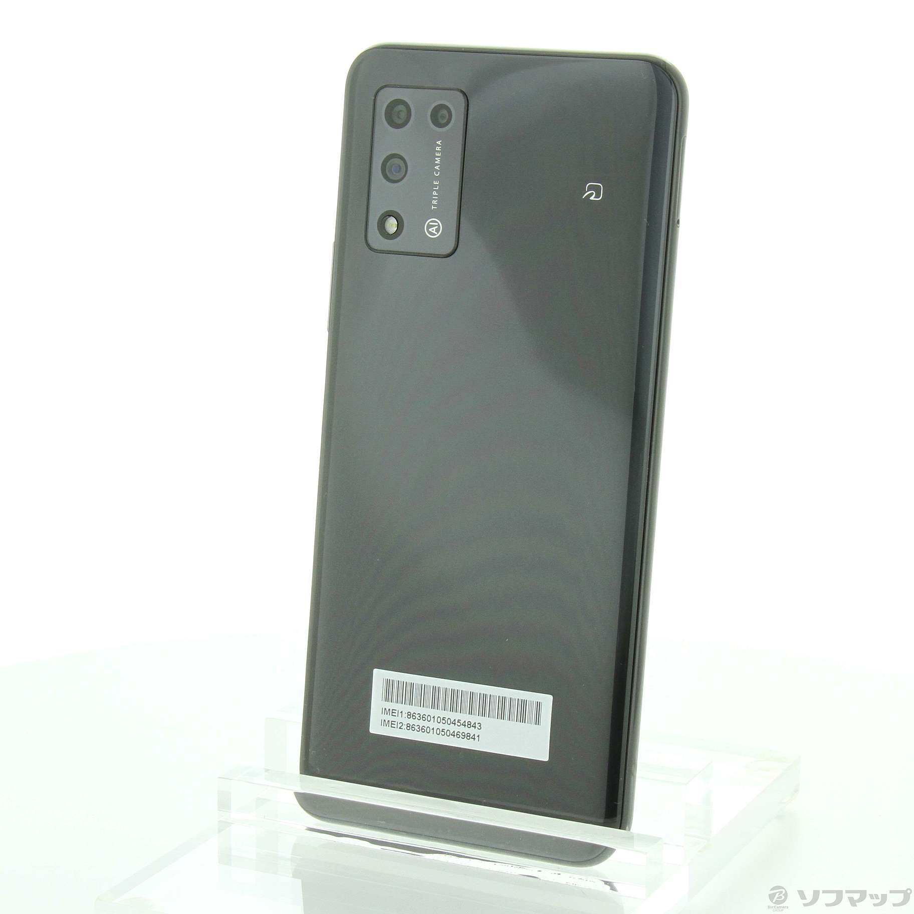 中古】Libero 5G II 64GB ブラック A103ZT SIMフリー [2133037595343