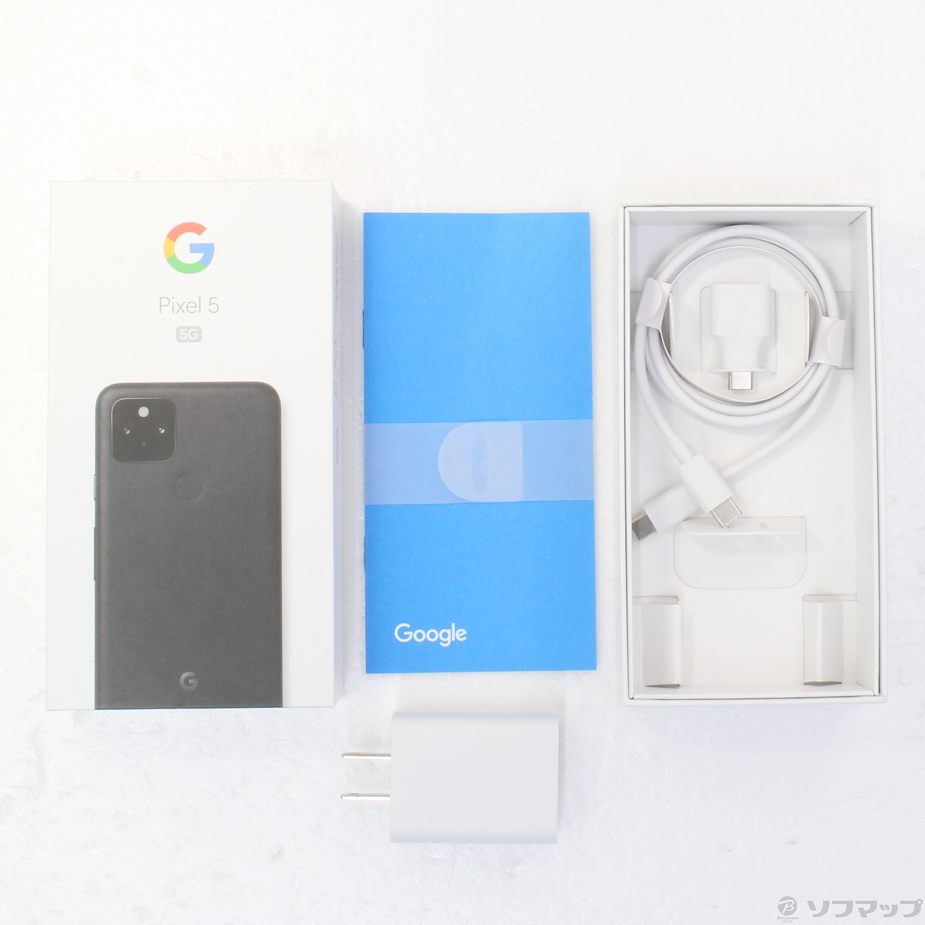 中古】Google Pixel 5 128GB ジャストブラック PIXEL5B SIMフリー ◇02