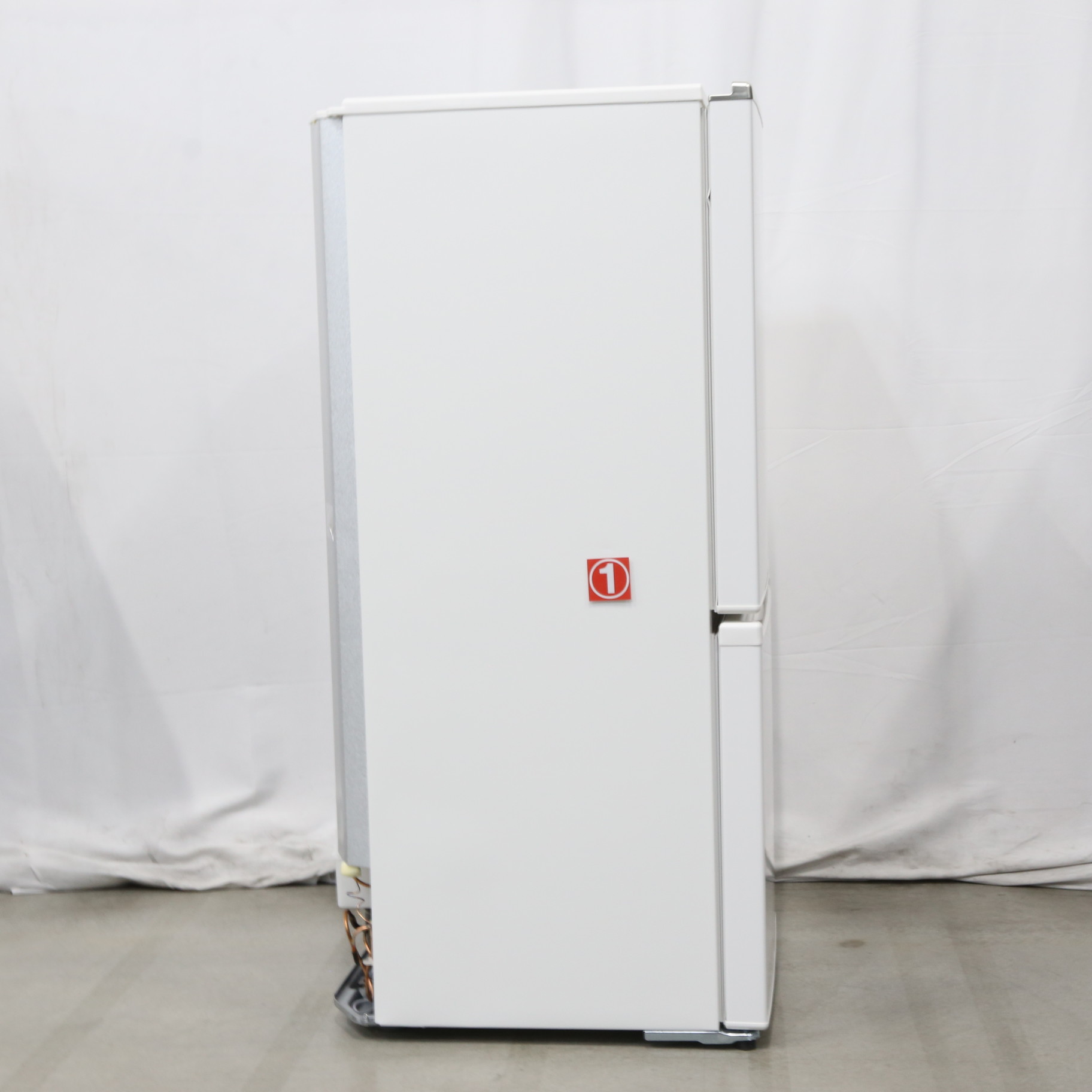 中古】〔展示品〕 冷蔵庫 ホワイト AQR-17KBK-W ［2ドア ／右開き 