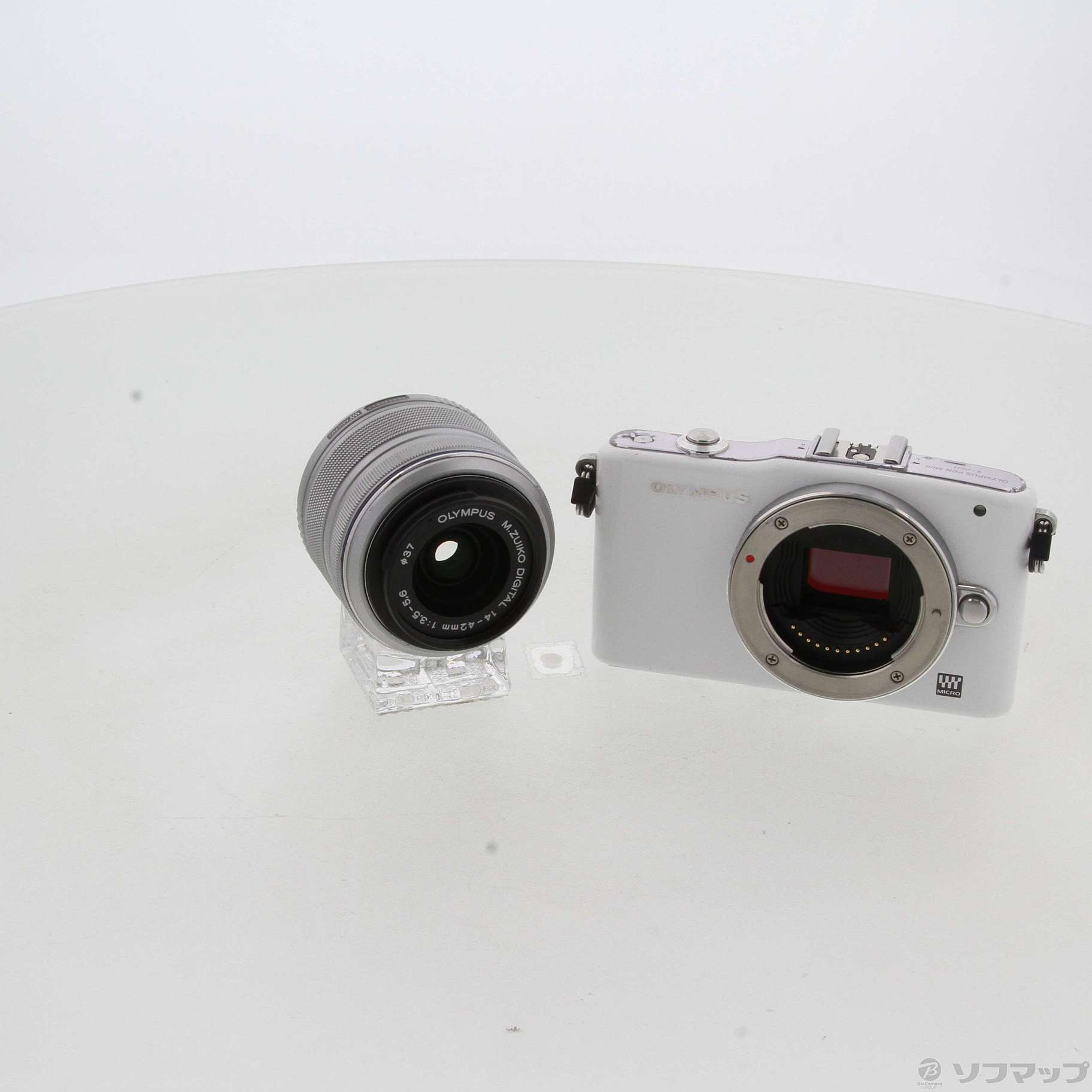 PEN mini E-PM1 レンズキット(14-42 F3.5-5.6 II R) (ホワイト)