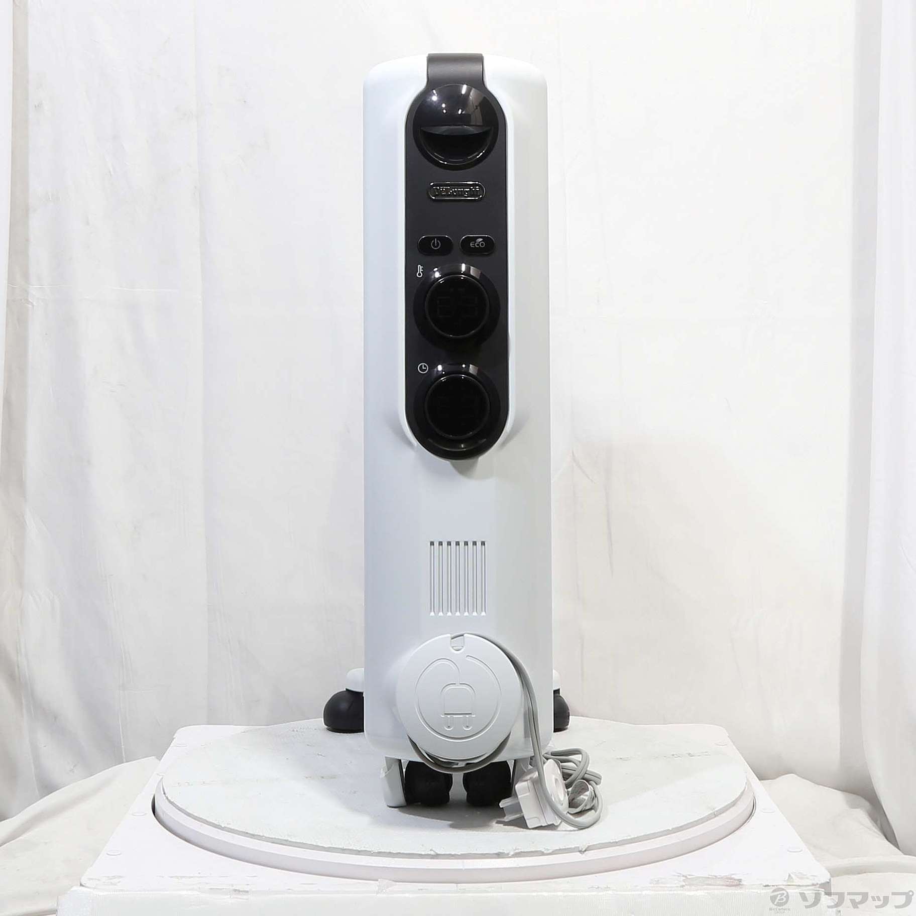 中古】〔展示品〕 アミカルド オイルヒーター ピュアホワイト+ブラック 