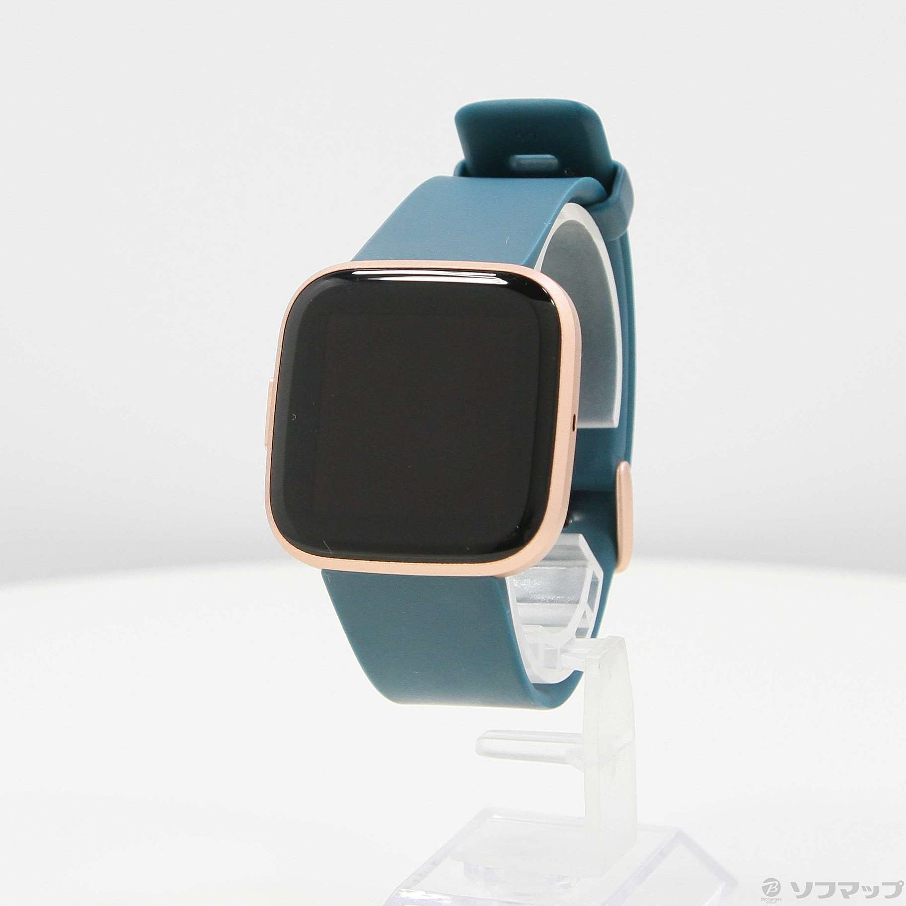 中古】Fitbit Versa 2 エメラルド／カッパーローズ FB507RGPE