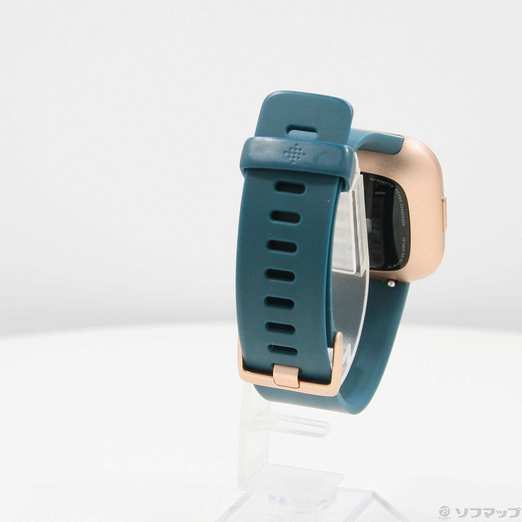 中古】Fitbit Versa 2 エメラルド／カッパーローズ FB507RGPE