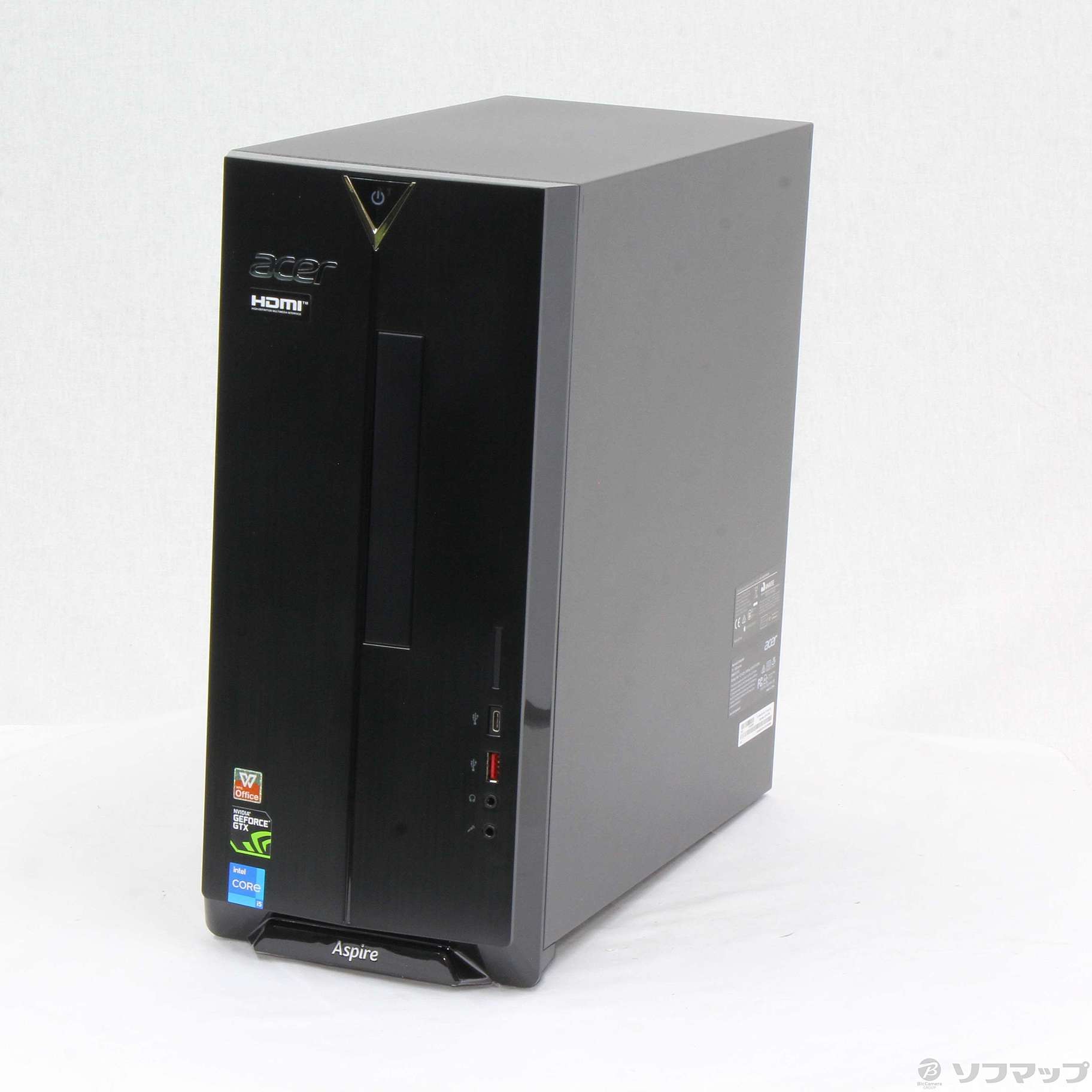 中古】〔展示品〕 Aspire TC TC-1660-A56Y／165 ブラック 〔Windows 10