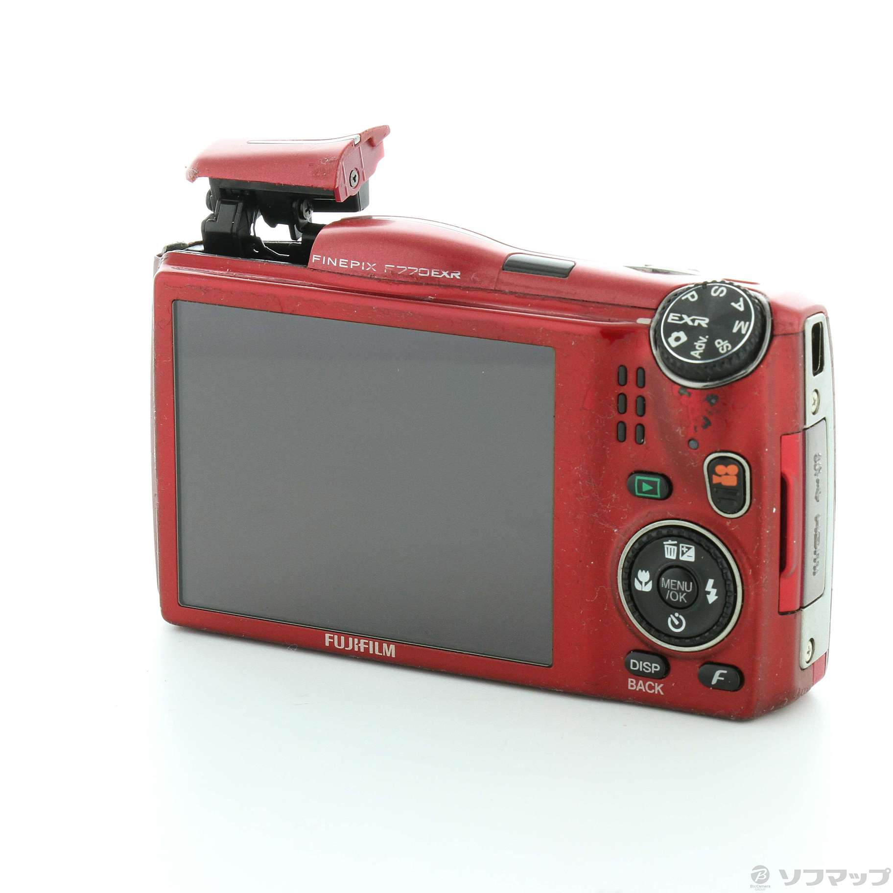 中古】FinePix F770EXR (1600万画素／20倍／レッド／SDXC) ◇01/04(水