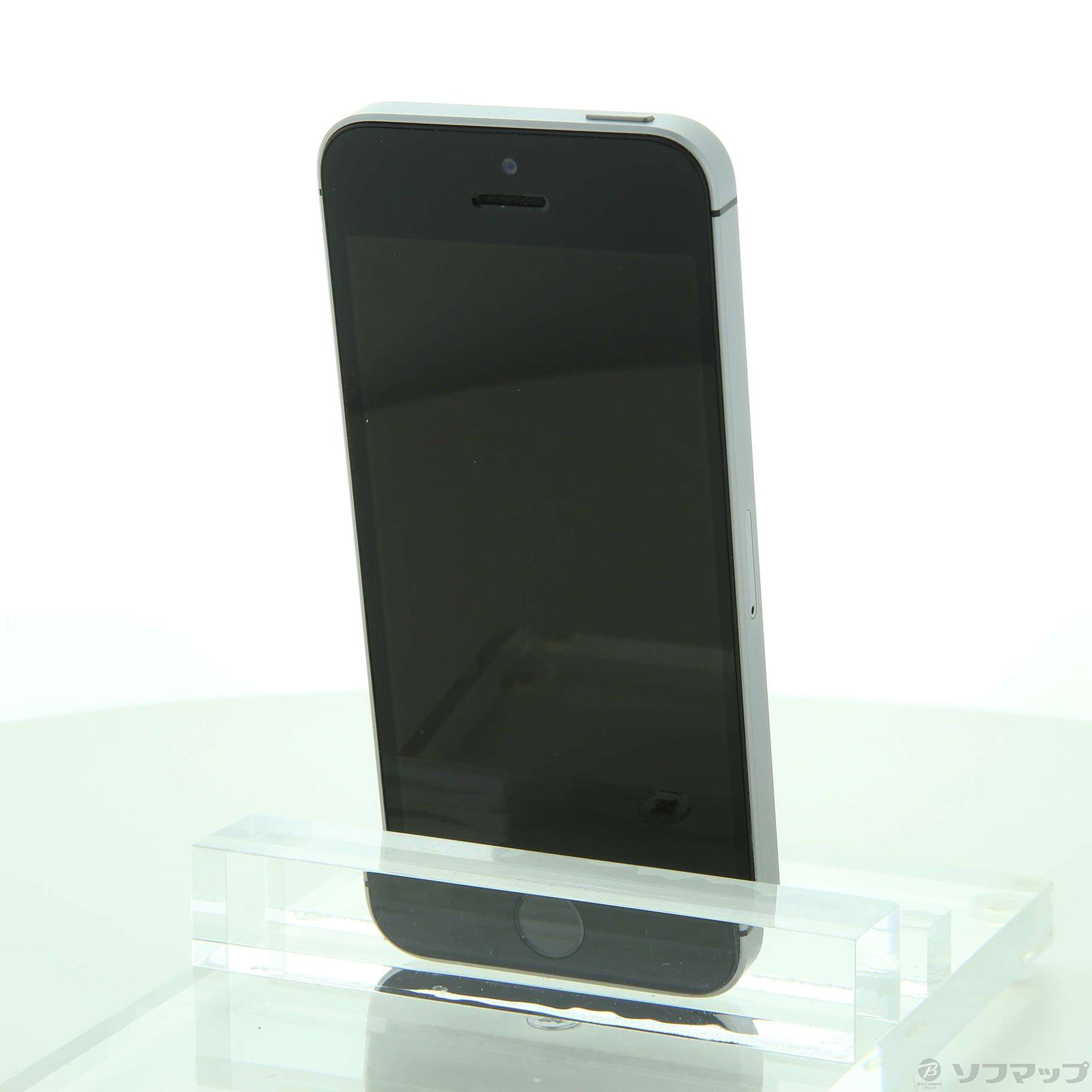 中古】iPhone SE 16GB スペースグレイ MLLN2J／A SIMフリー ◇06/06(月