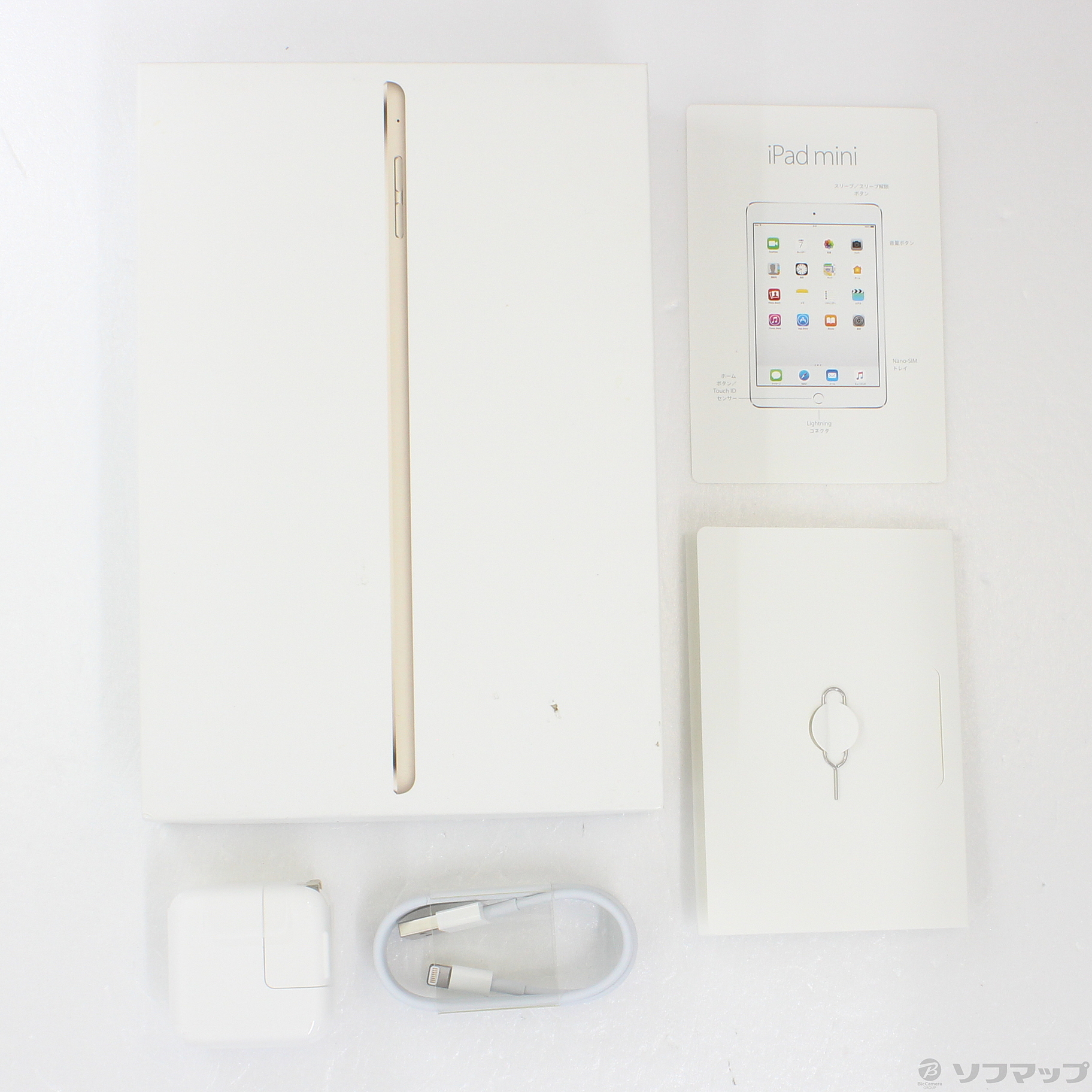 中古】iPad mini 4 128GB ゴールド MK782J／A SoftBank [2133037754436